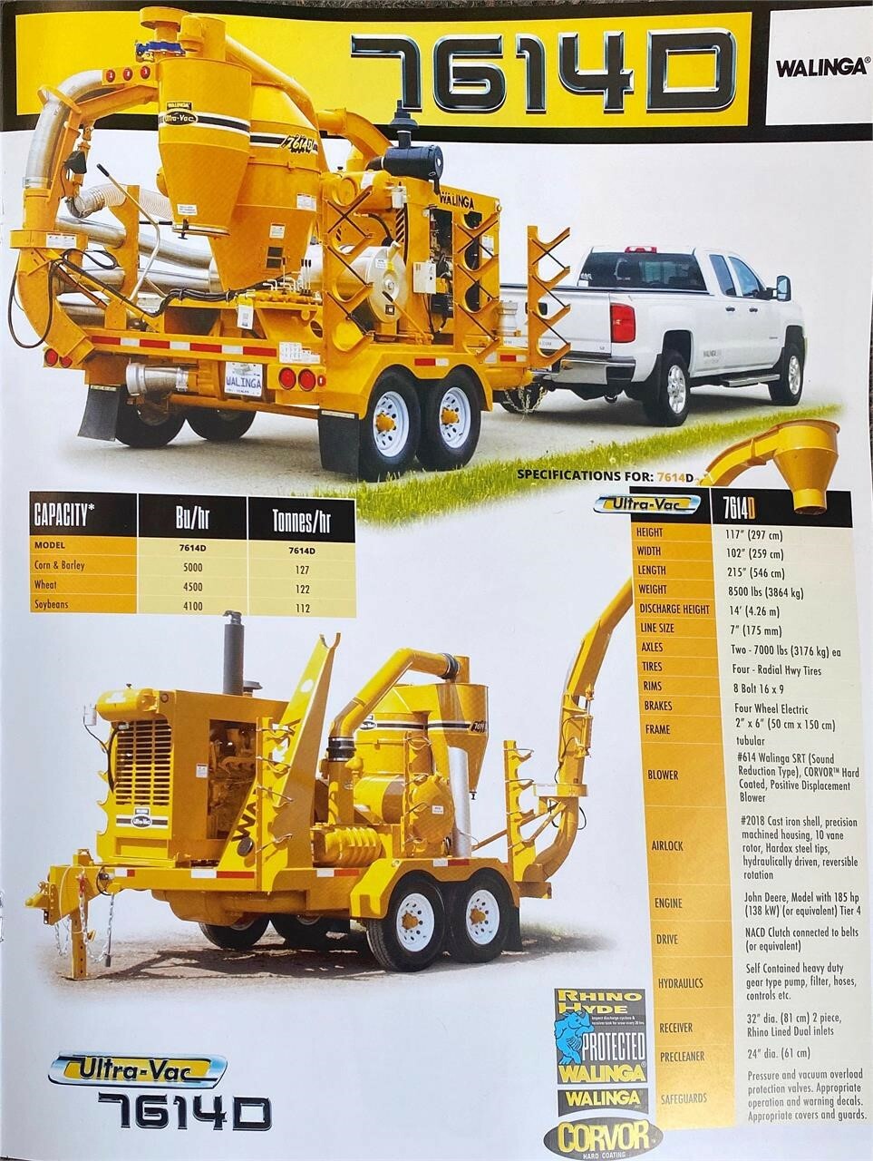 2026 Walinga ULTRA-VAC 7614D Grain Vac