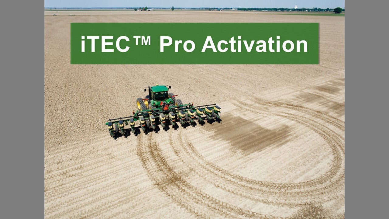  John Deere iTEC Pro Activation - GS3 Precision Ag