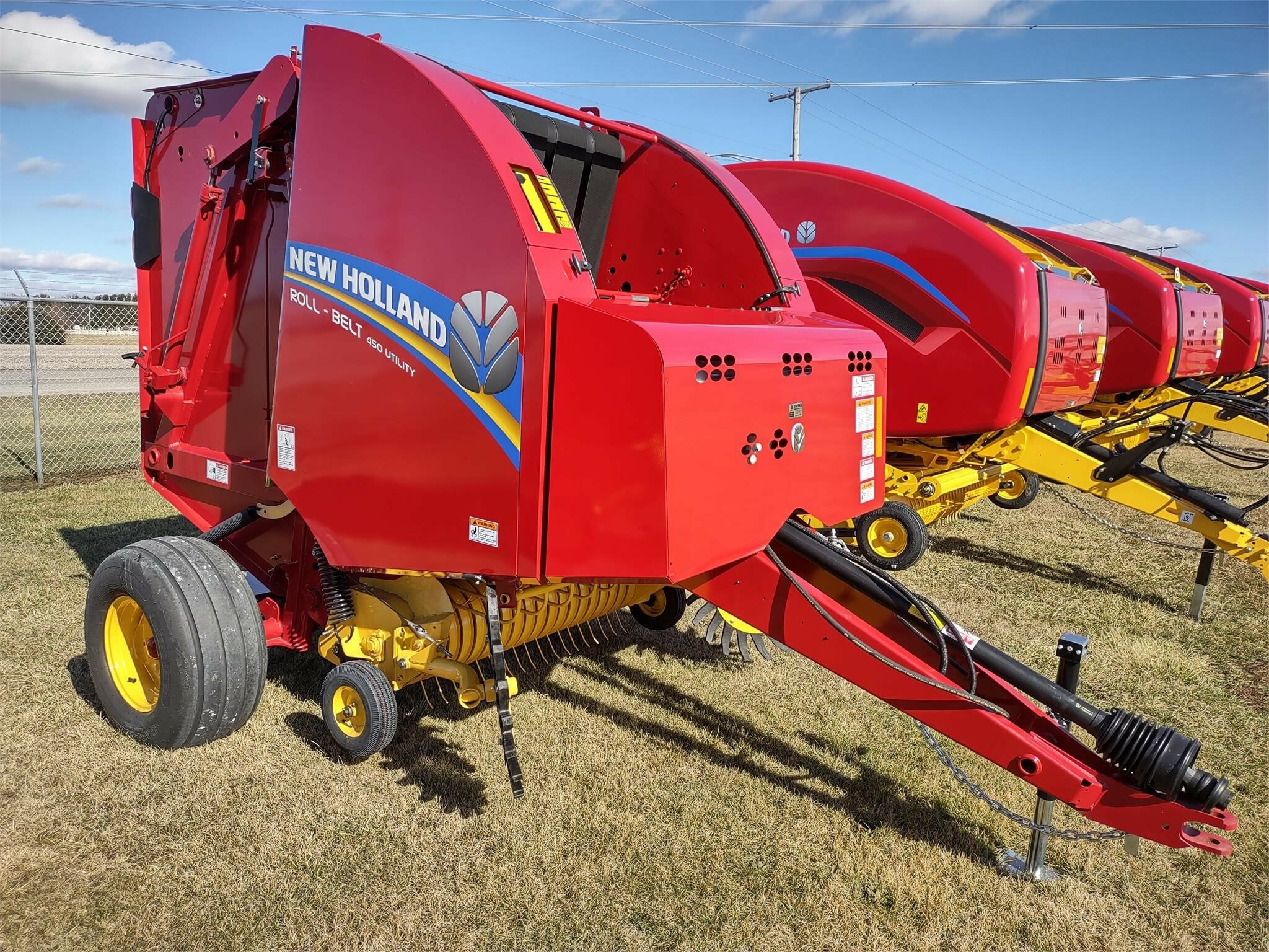 2023 New Holland RollBelt 450 Utility Round Baler Call Machinery Pete