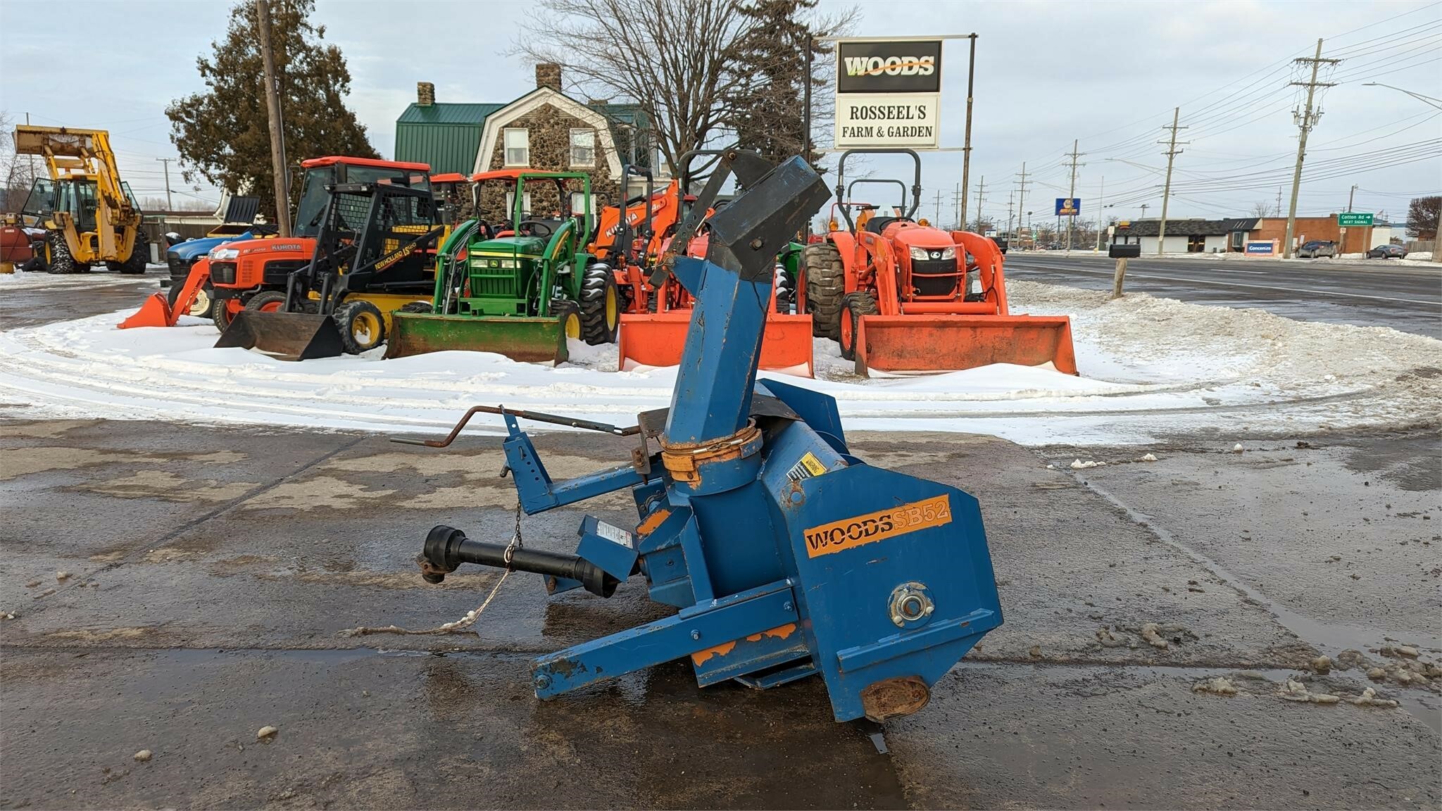 Woods SB522 Snow Blower 1,650 Machinery Pete