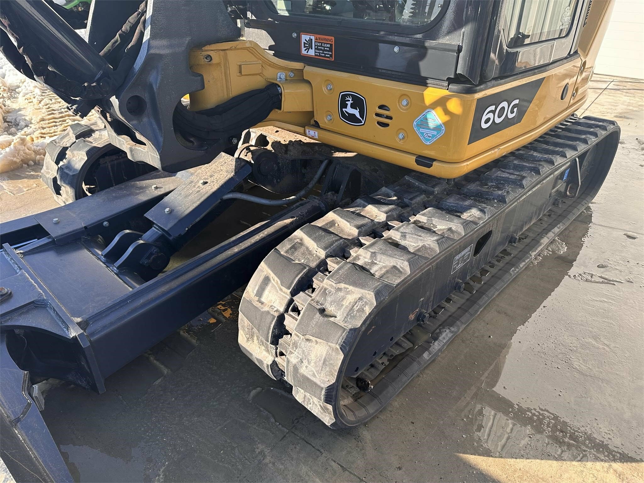 2021 Deere 60G Backhoe 98,500 Machinery Pete