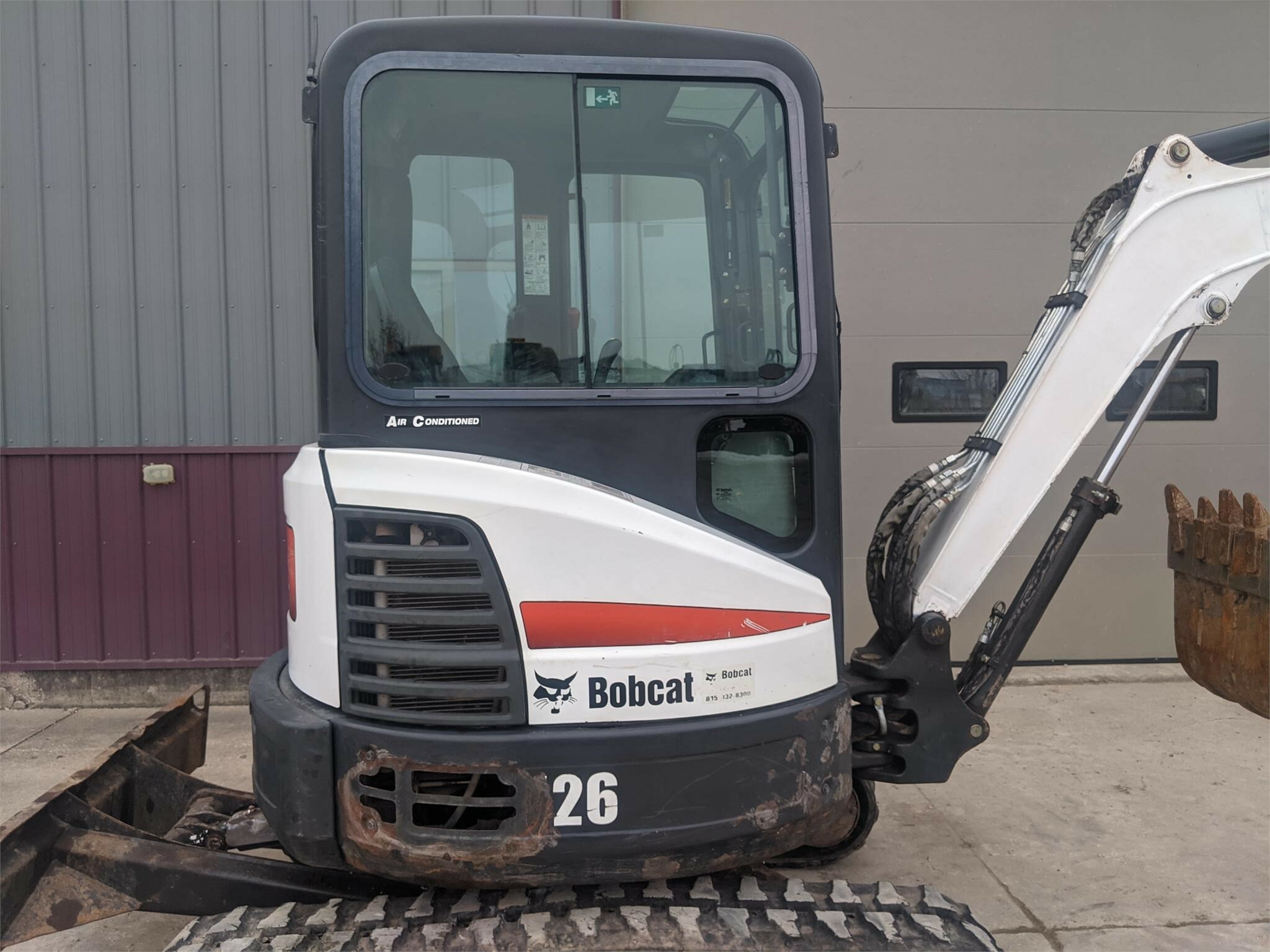 2012 Bobcat E26 Mini Excavator 36,850 Machinery Pete