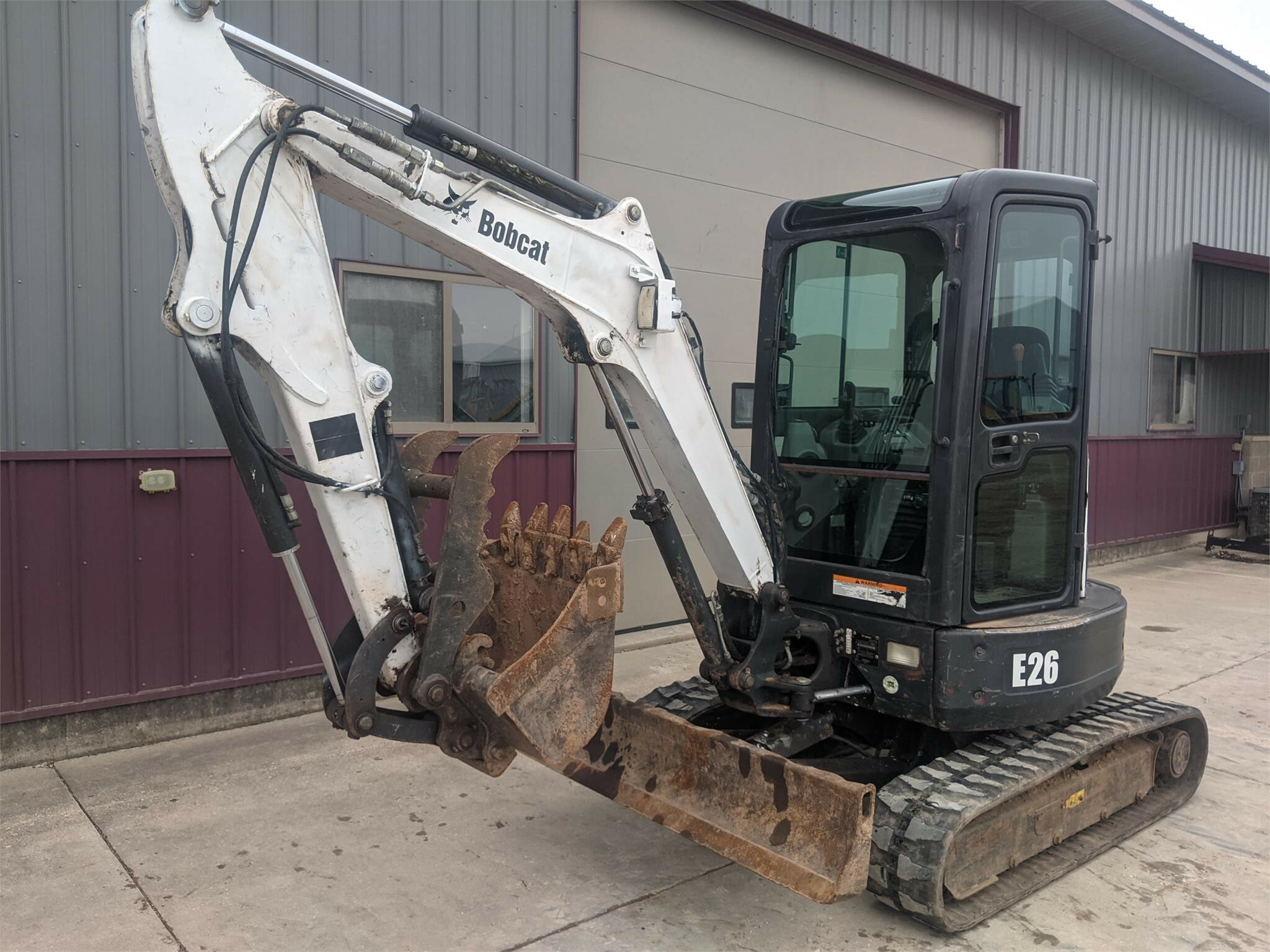 2012 Bobcat E26 Mini Excavator 36,850 Machinery Pete
