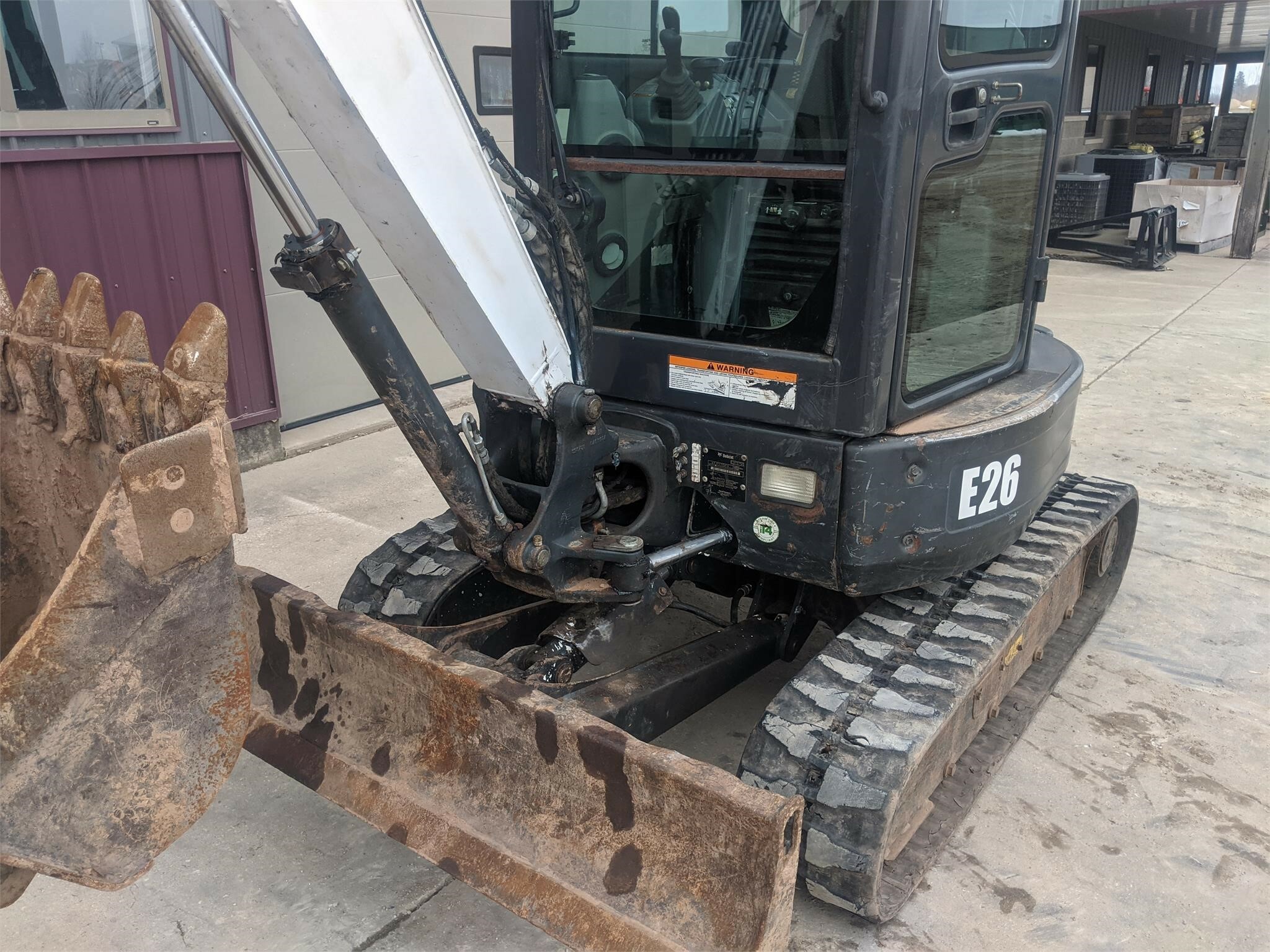 2012 Bobcat E26 Mini Excavator 36,850 Machinery Pete
