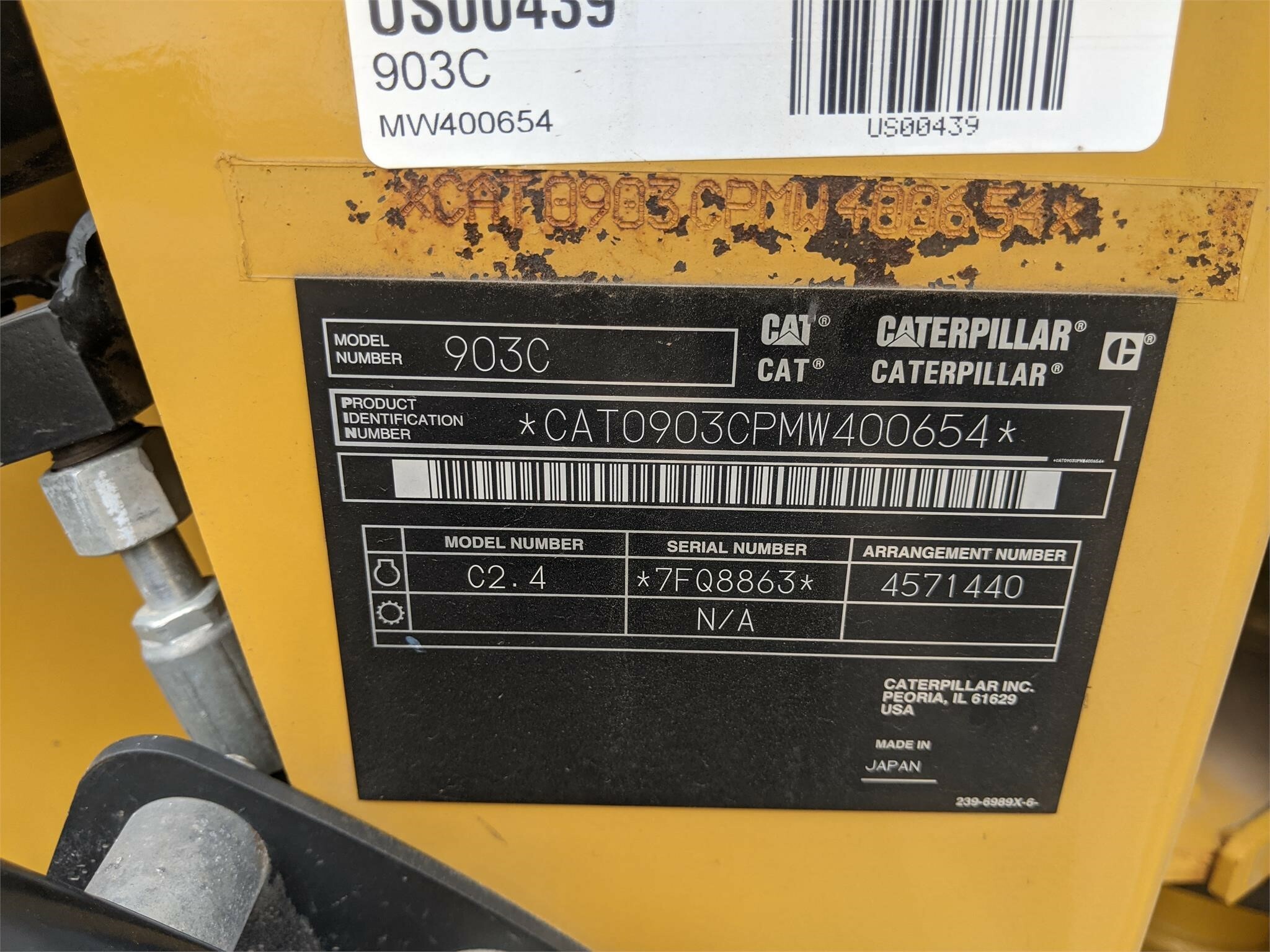 2015 Caterpillar 903C Miscellaneous