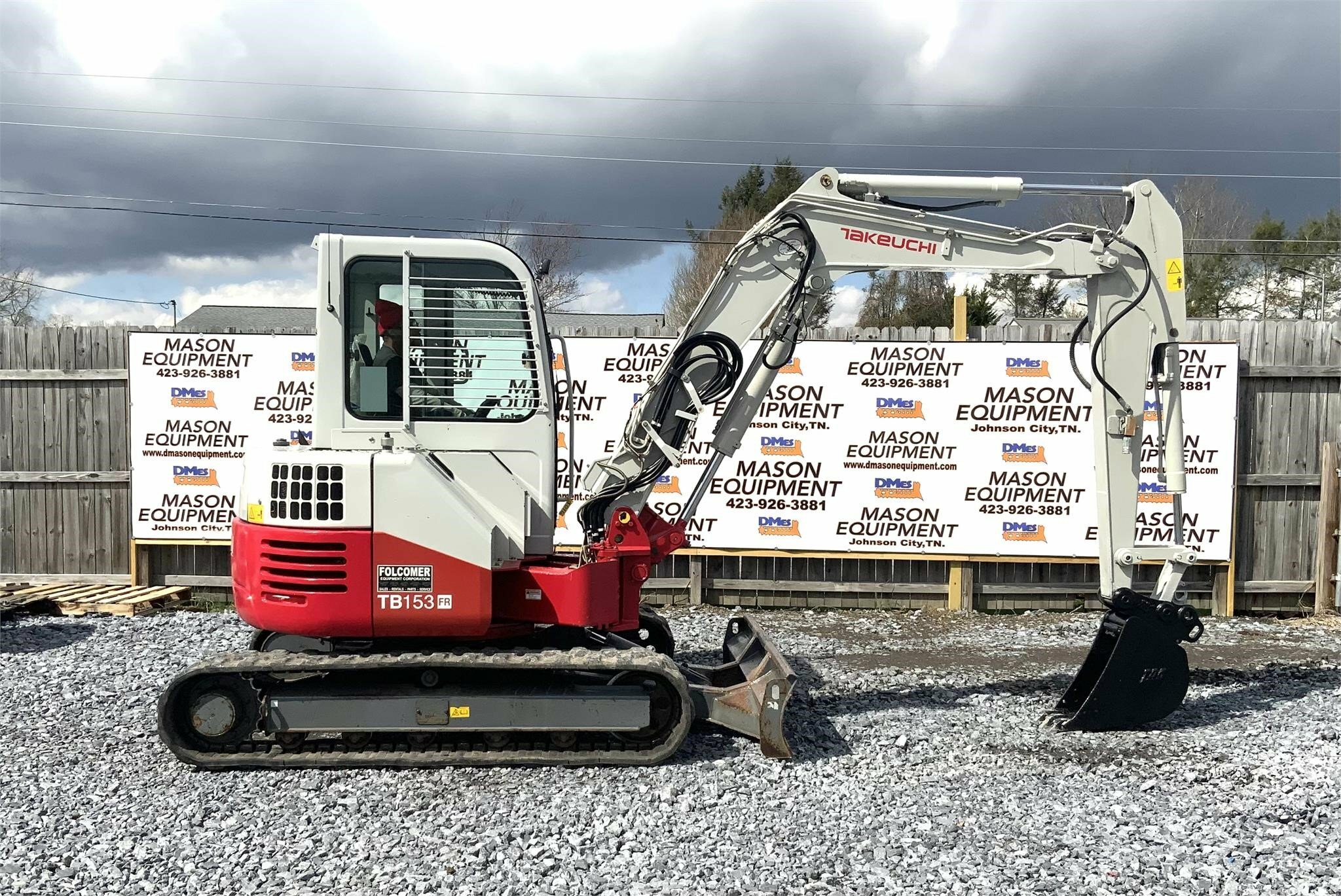 2015 Takeuchi TB153FR Excavator 38,900 Machinery Pete
