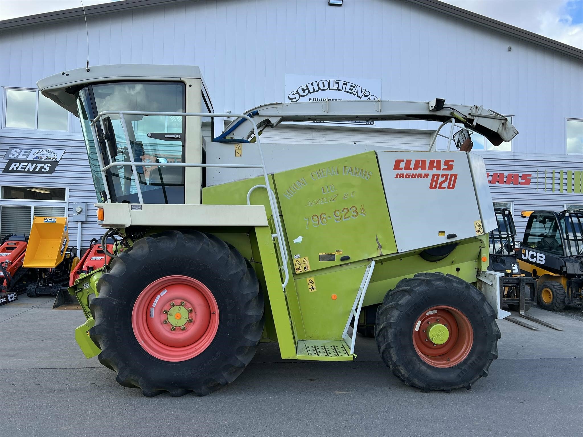 1995 Claas Jaguar 820 Self-Propelled Forage Harvester