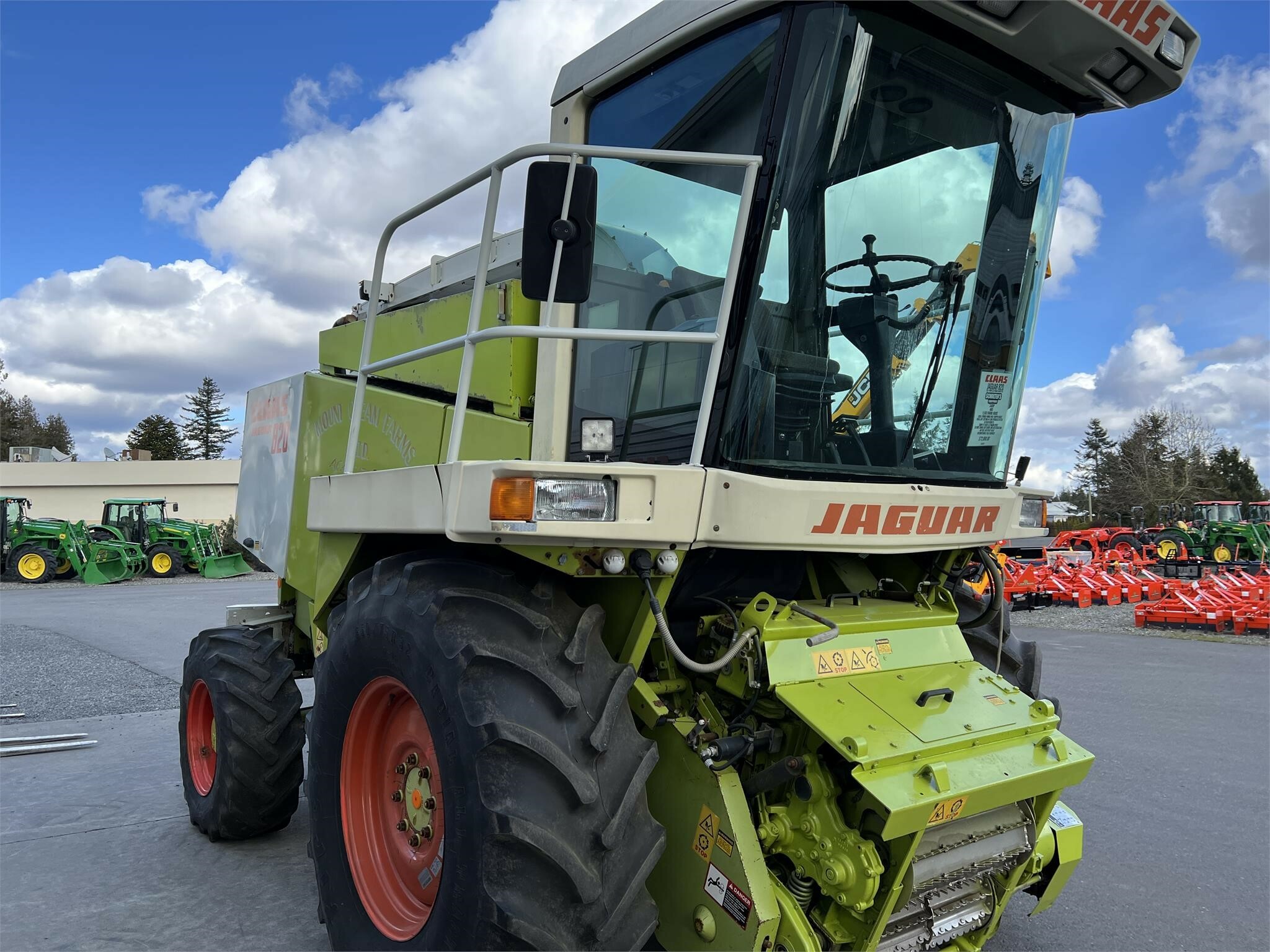 1995 Claas Jaguar 820 Self-Propelled Forage Harvester