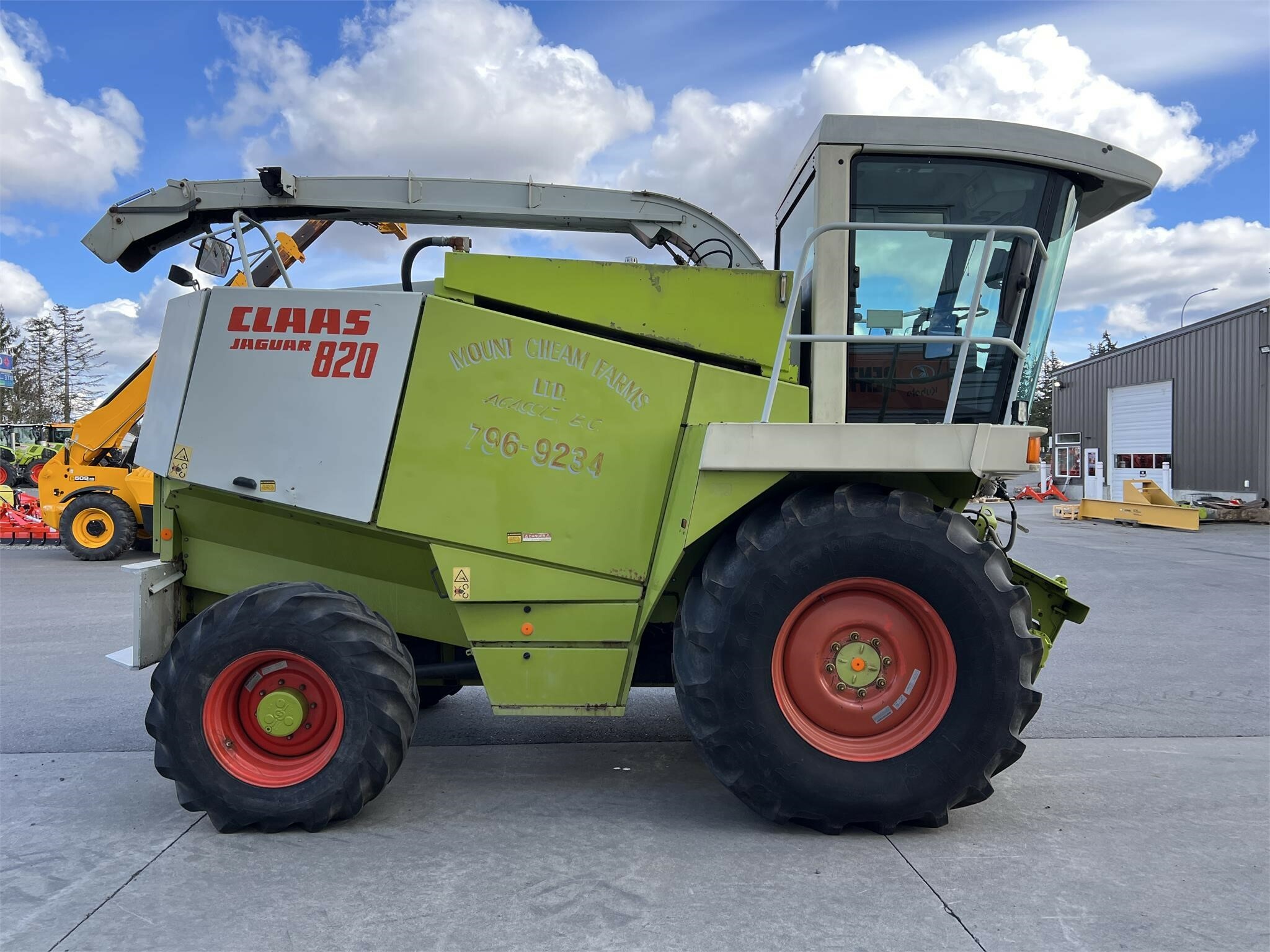 1995 Claas Jaguar 820 Self-Propelled Forage Harvester