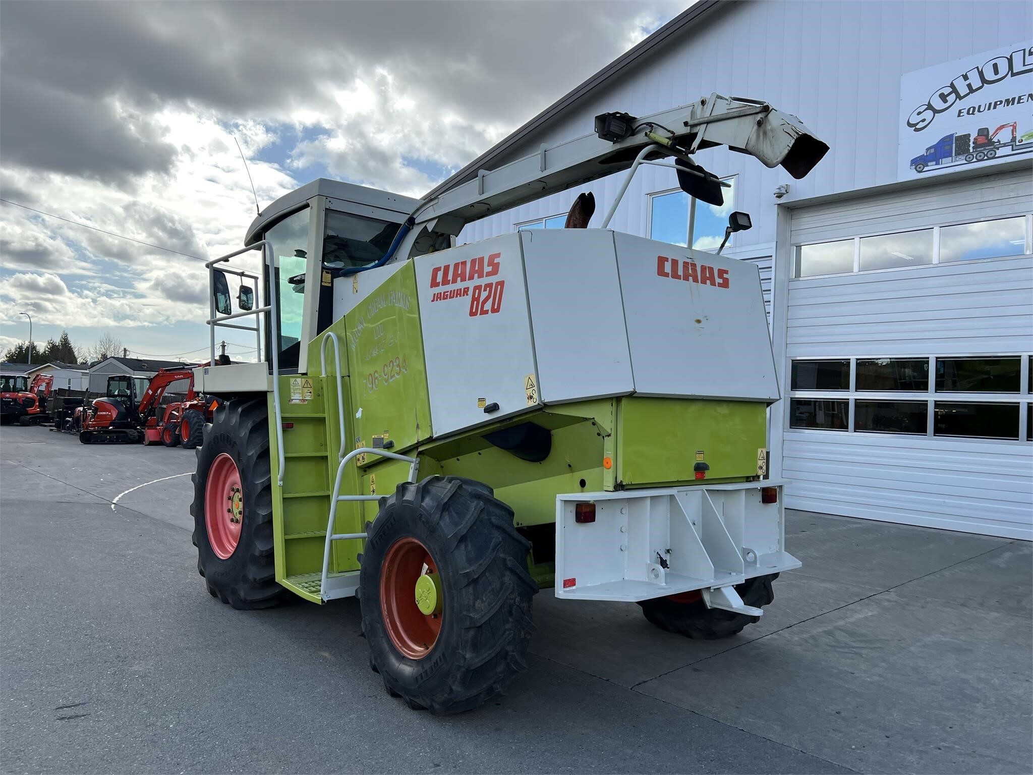 1995 Claas Jaguar 820 Self-Propelled Forage Harvester