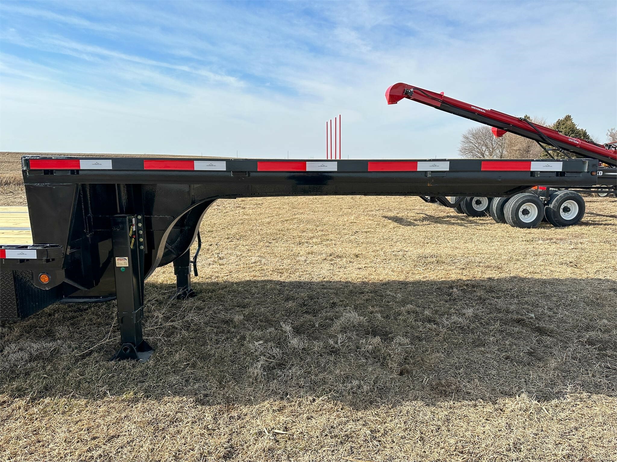 2024 MAS TRAILERS STEP DECK Flatbed Trailer 39,995 Machinery Pete