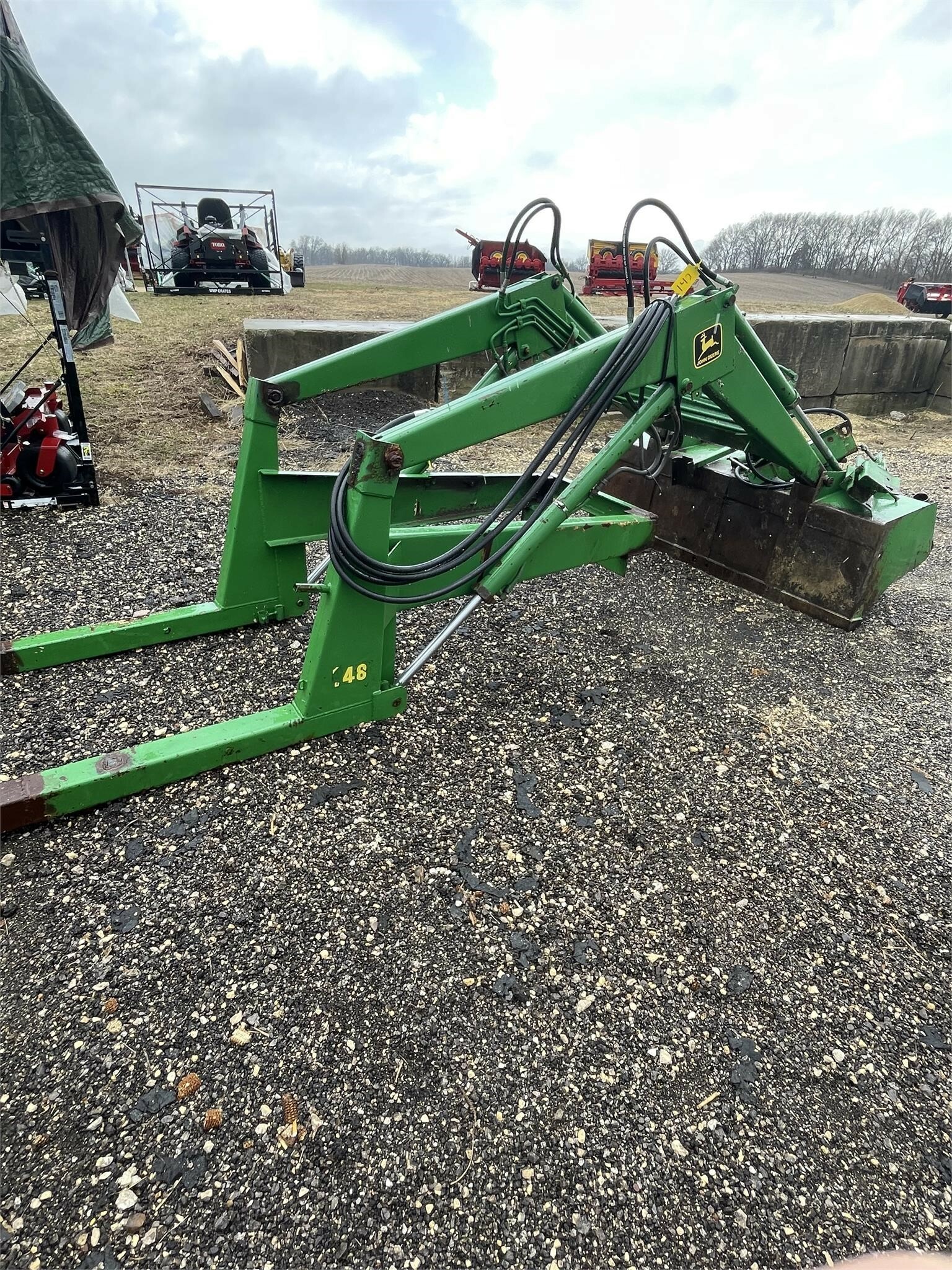 John Deere 148 Front End Loader 3,350 Machinery Pete