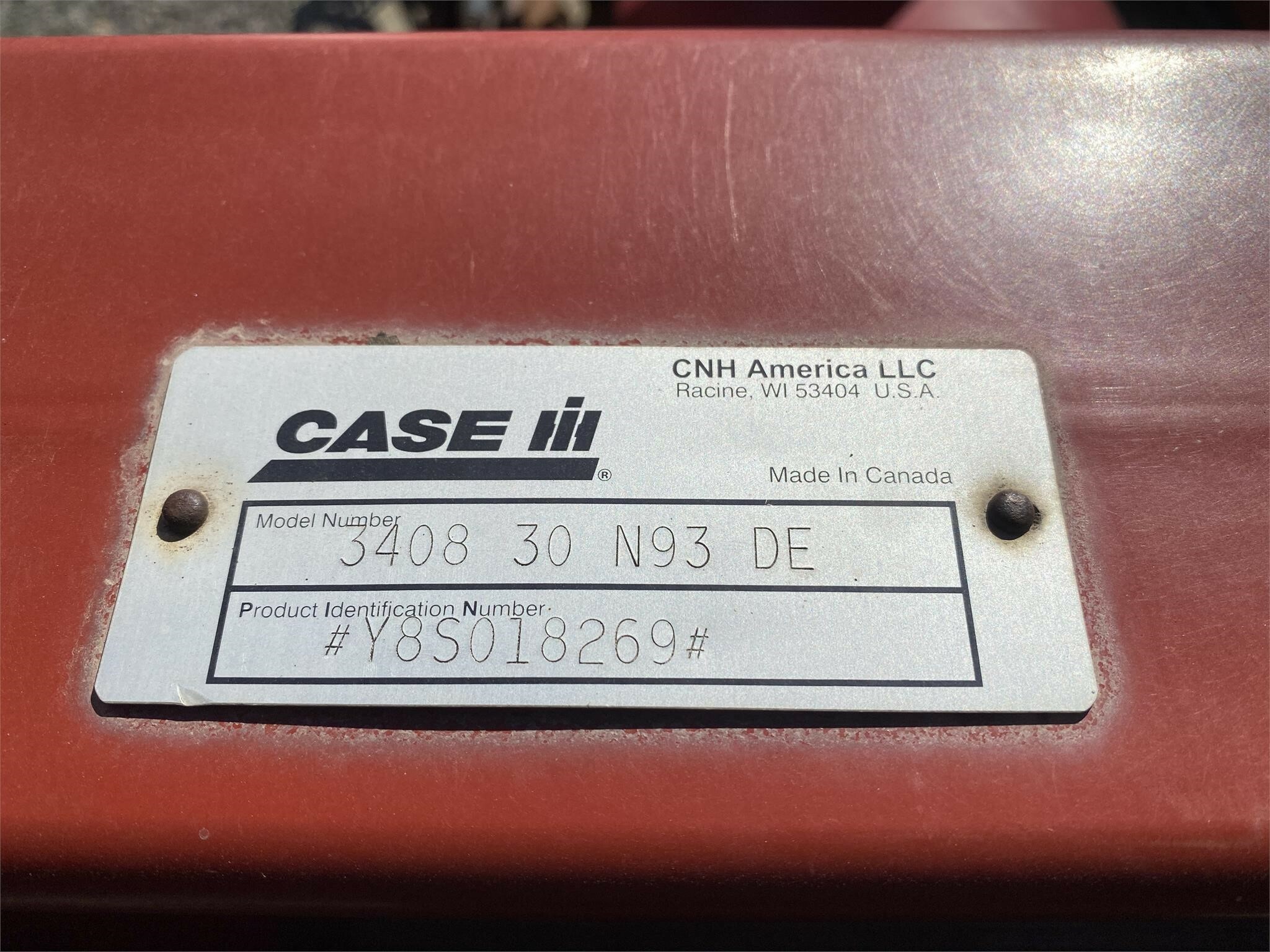  Case IH 3408 Corn Head