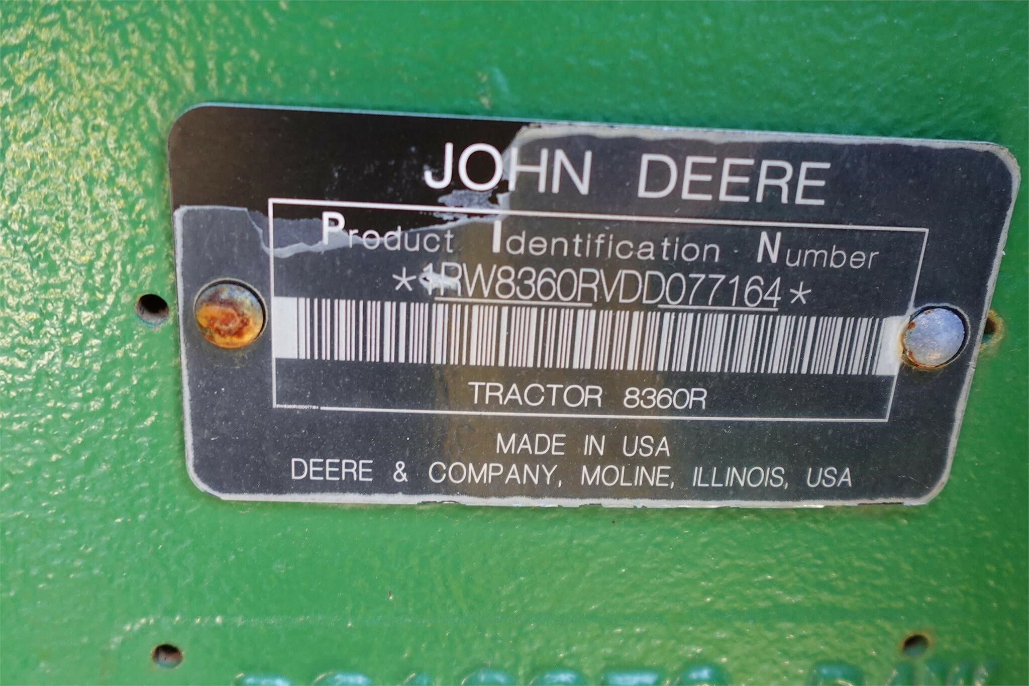 2013 John Deere 8360R Tractor