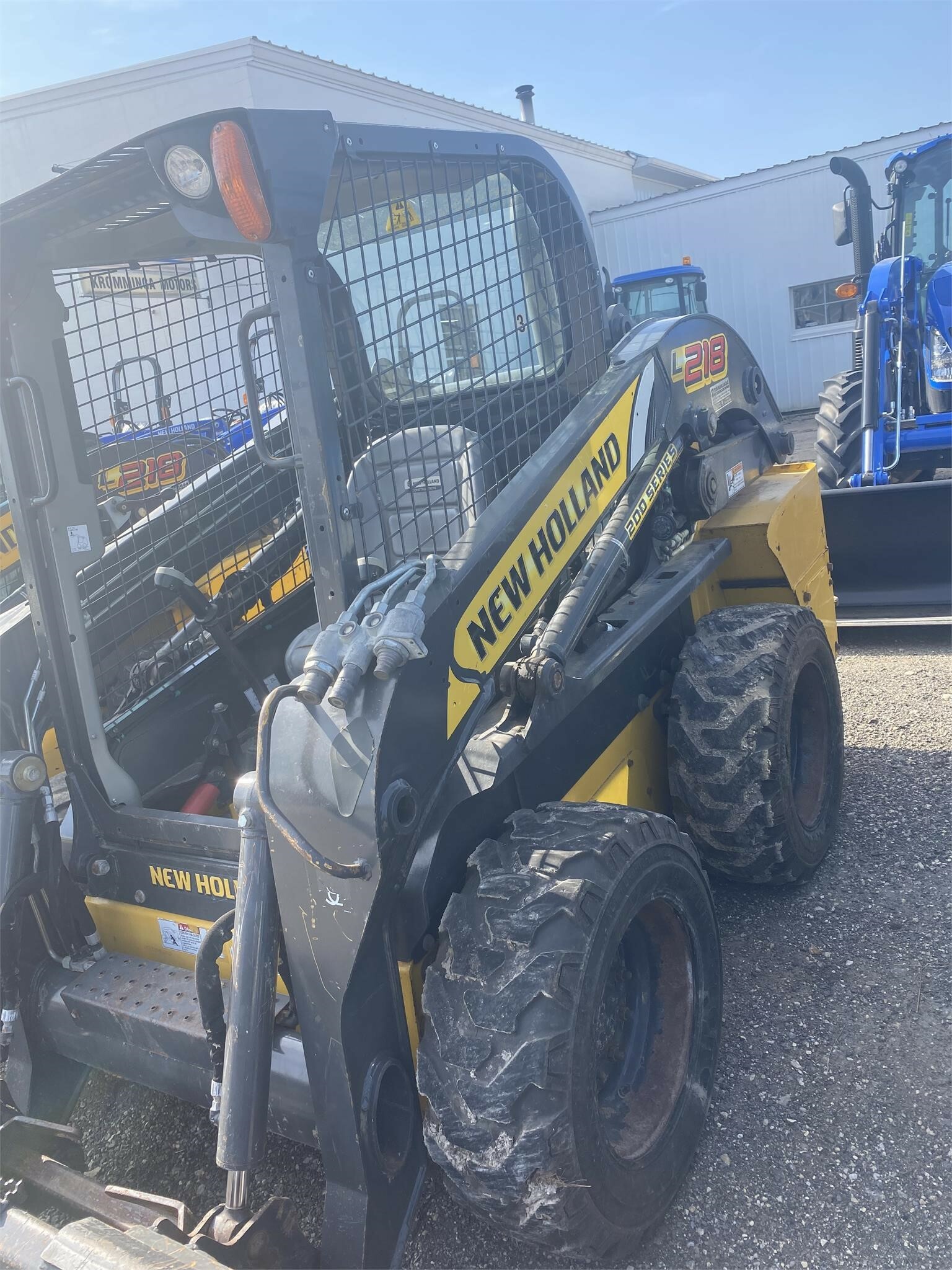 2017 New Holland L218 Skid Steer 24,500 Machinery Pete