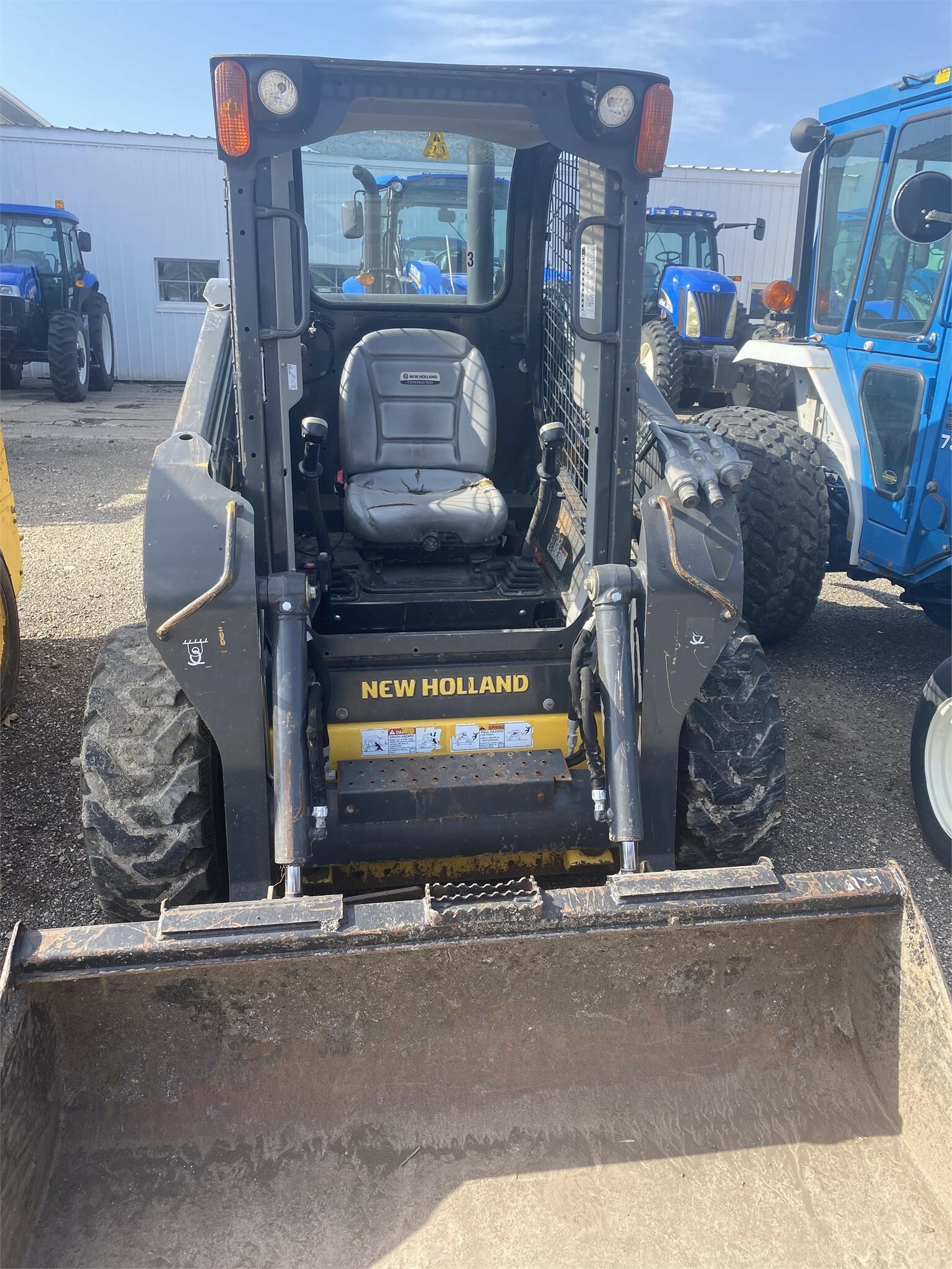 2017 New Holland L218 Skid Steer 24,500 Machinery Pete