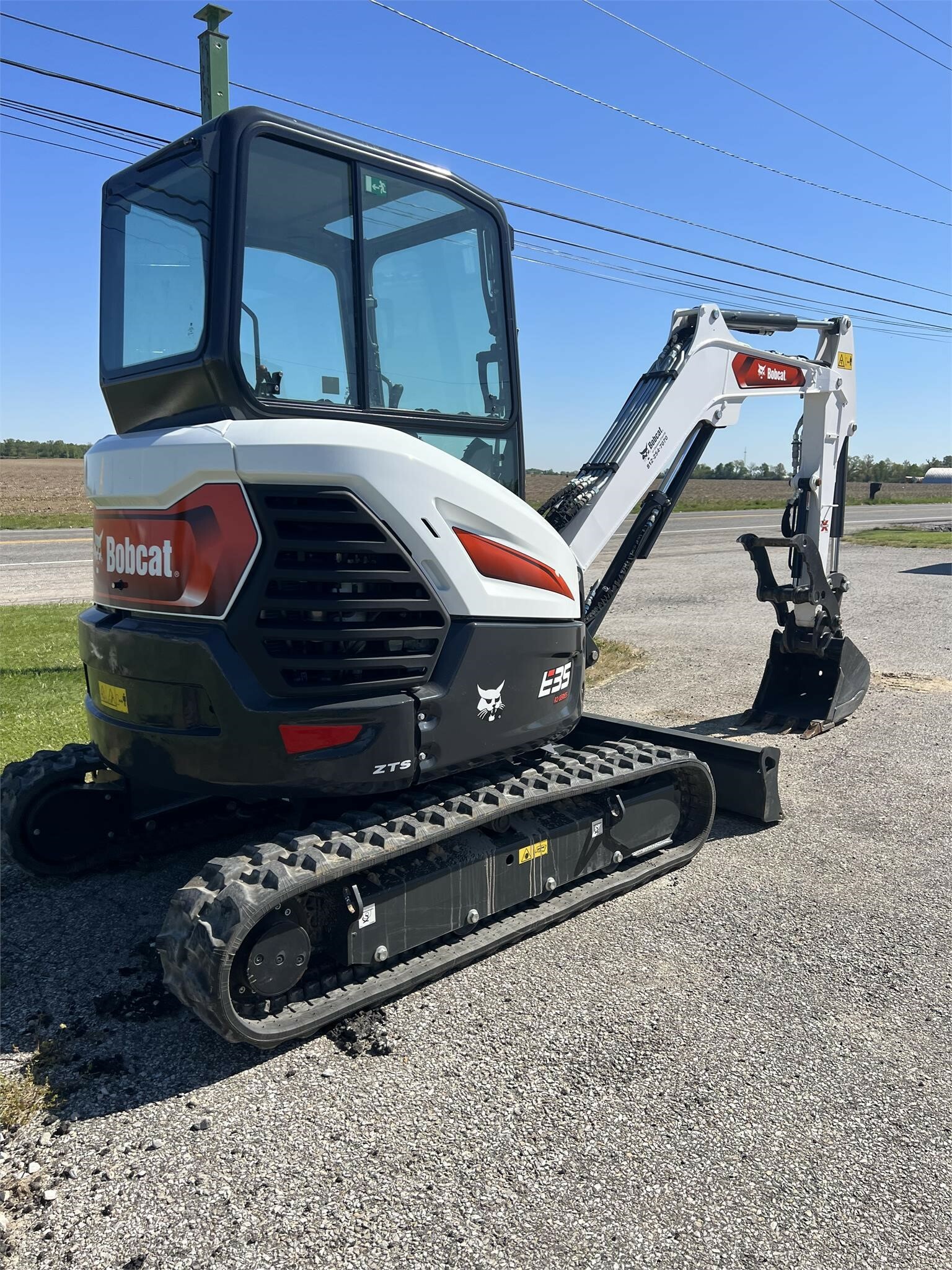 2022 Bobcat E35 Backhoe 53,500 Machinery Pete