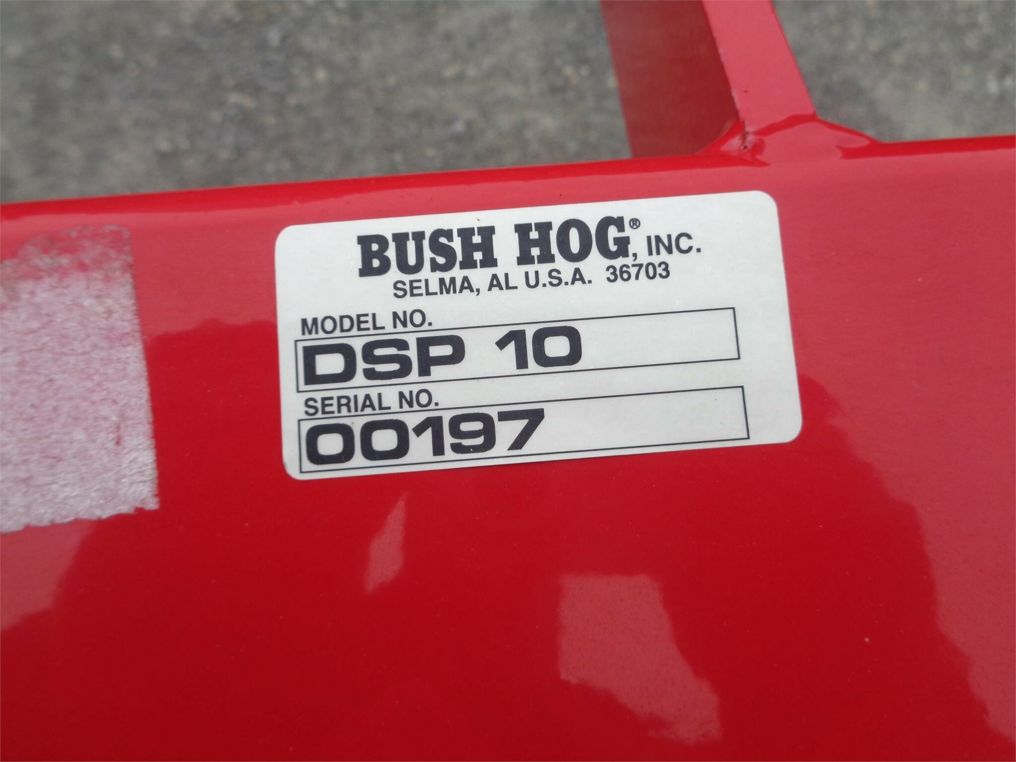 2022 Bush Hog DSP10 Blade
