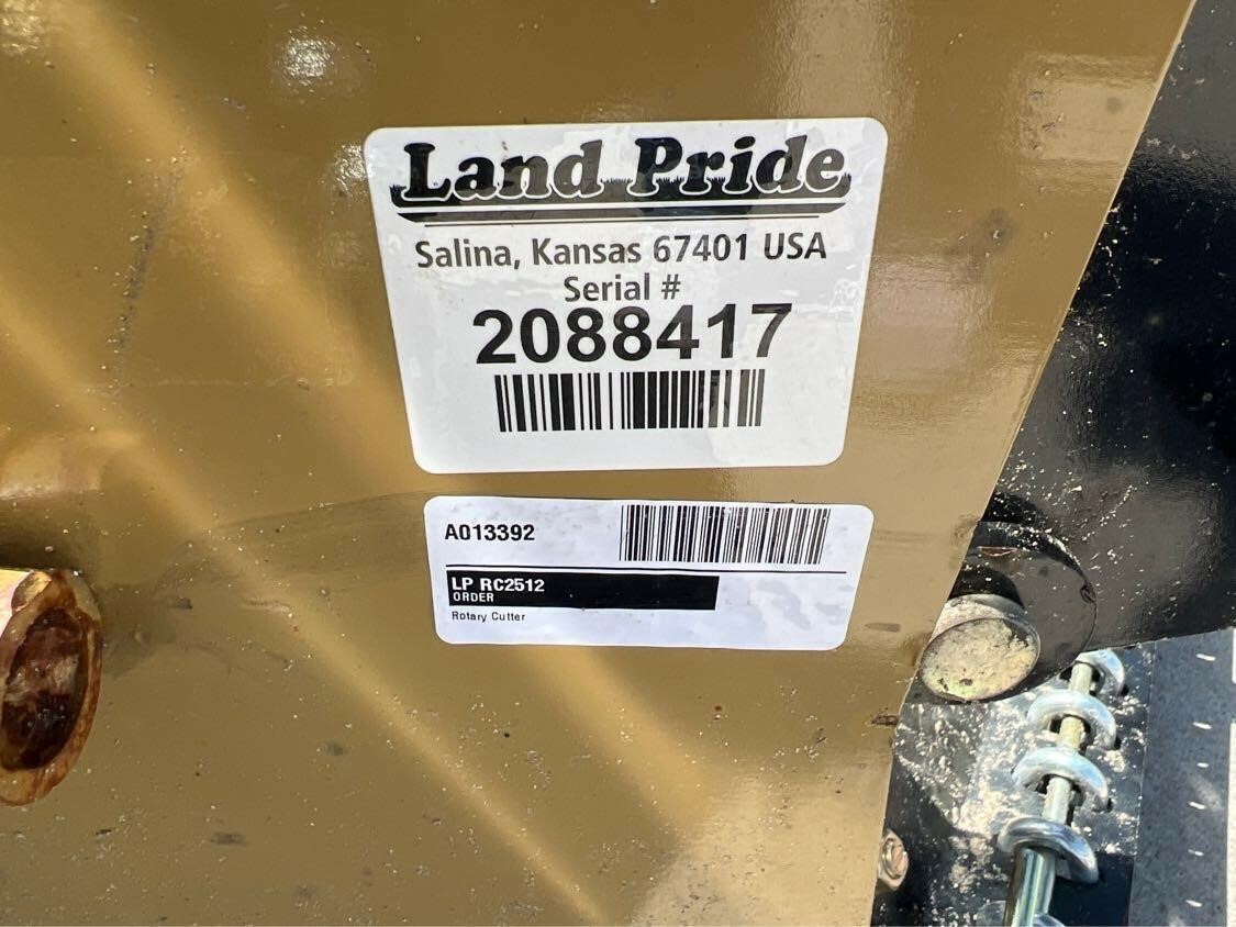 2022 Land Pride RC2512 Rotary Cutter Call Machinery Pete