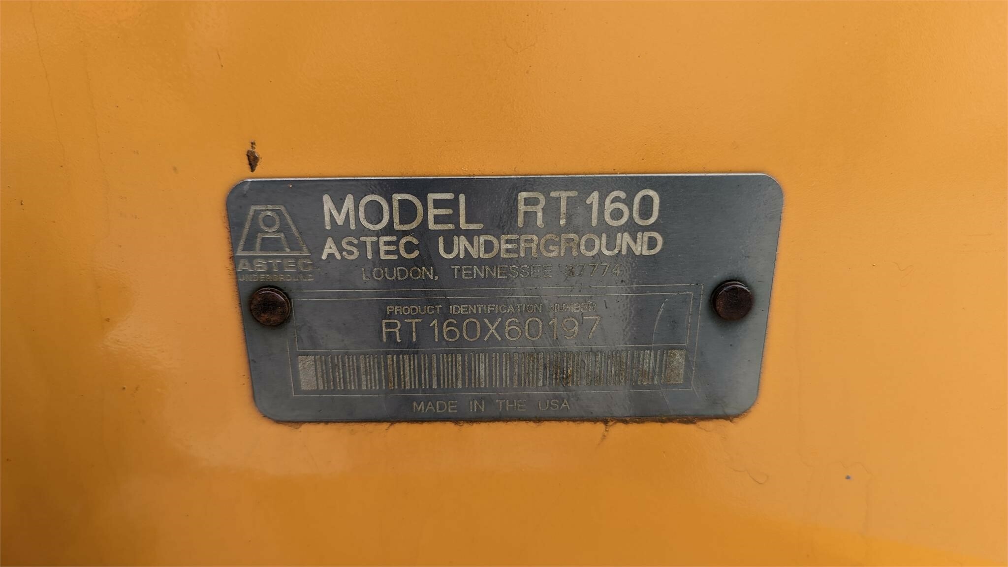 Astec RT160 Trencher - $5,900 | Machinery Pete
