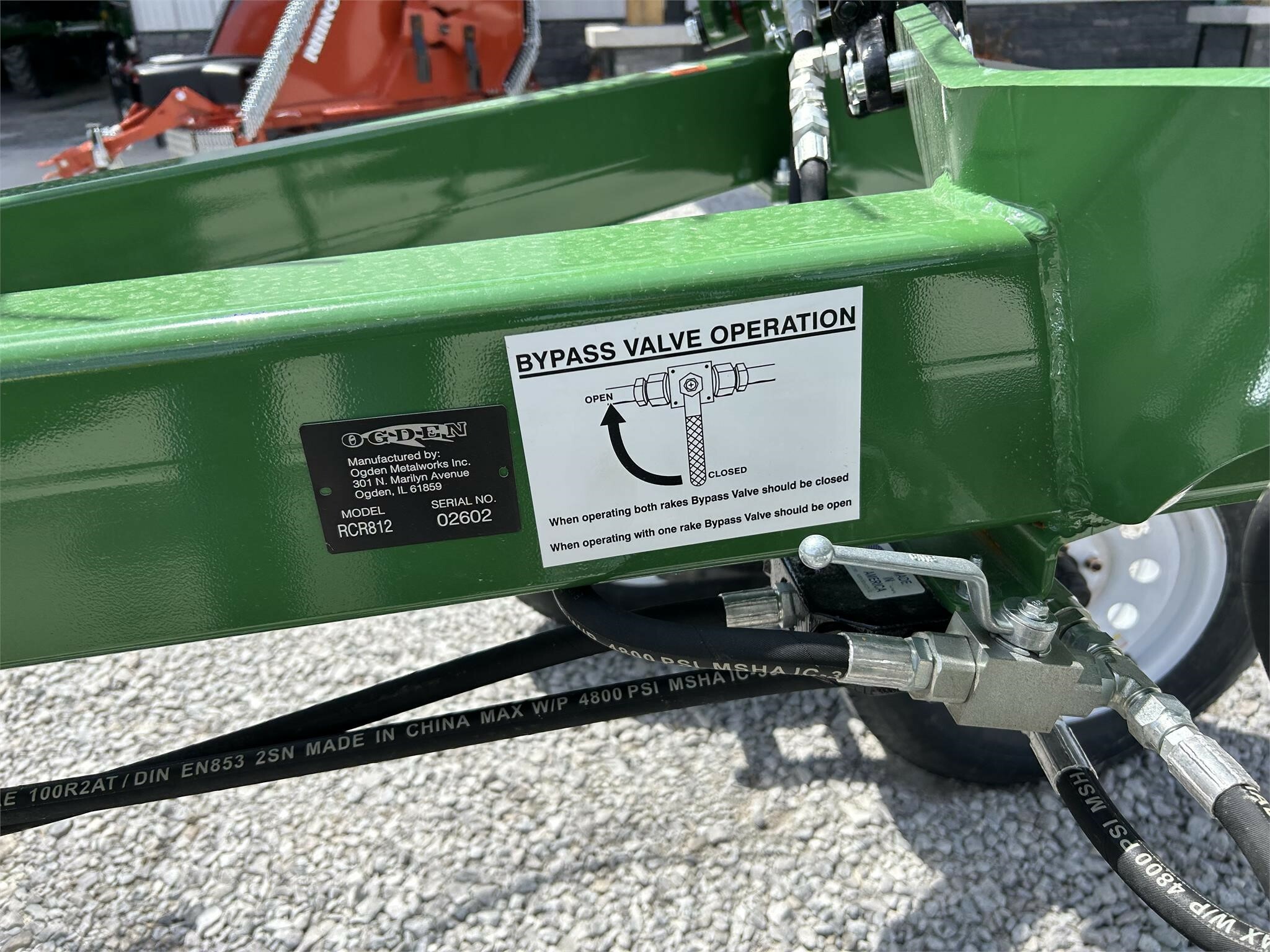 2026 Ogden Metalworks RCR812 Rake