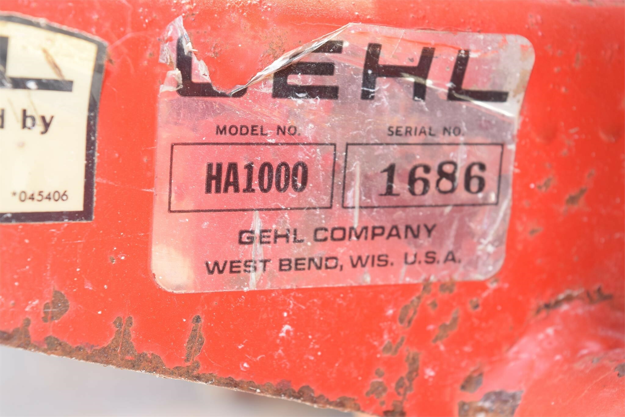  Gehl HA1000 Forage Harvester Head