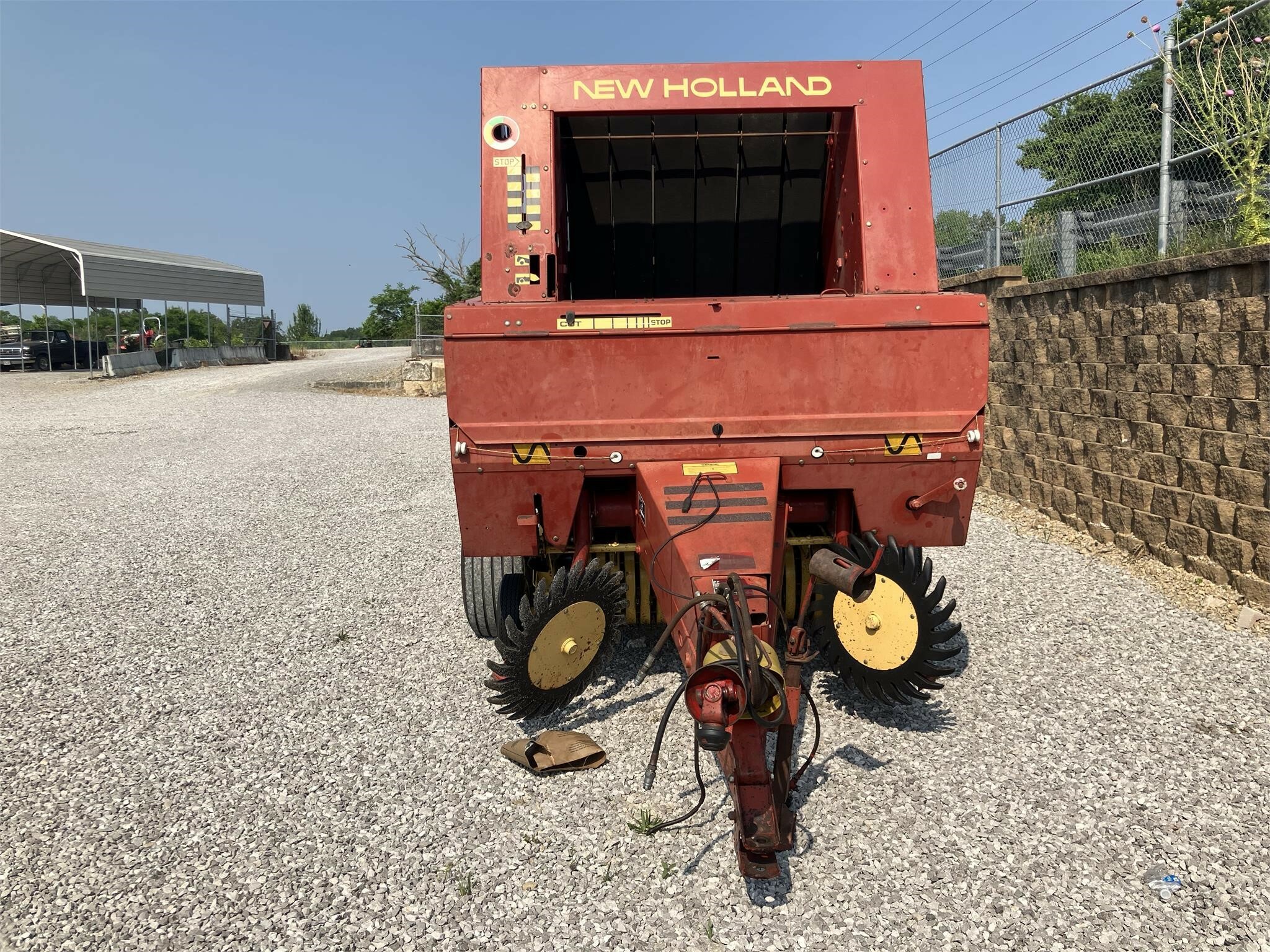 1991 New Holland 650 Round Baler 6,900 Machinery Pete