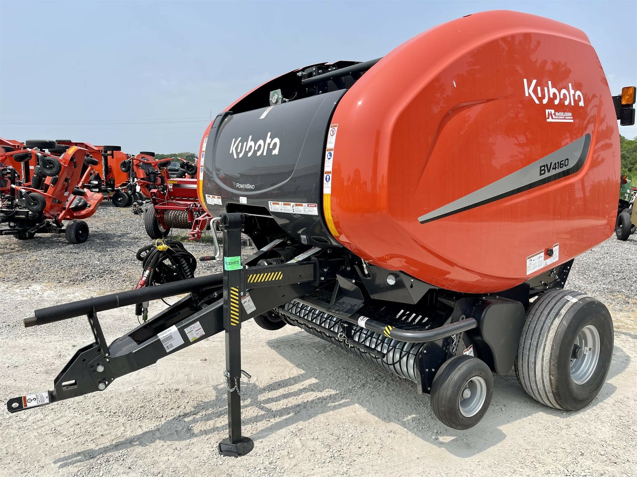  Kubota BV4160 PREMNET Round Baler