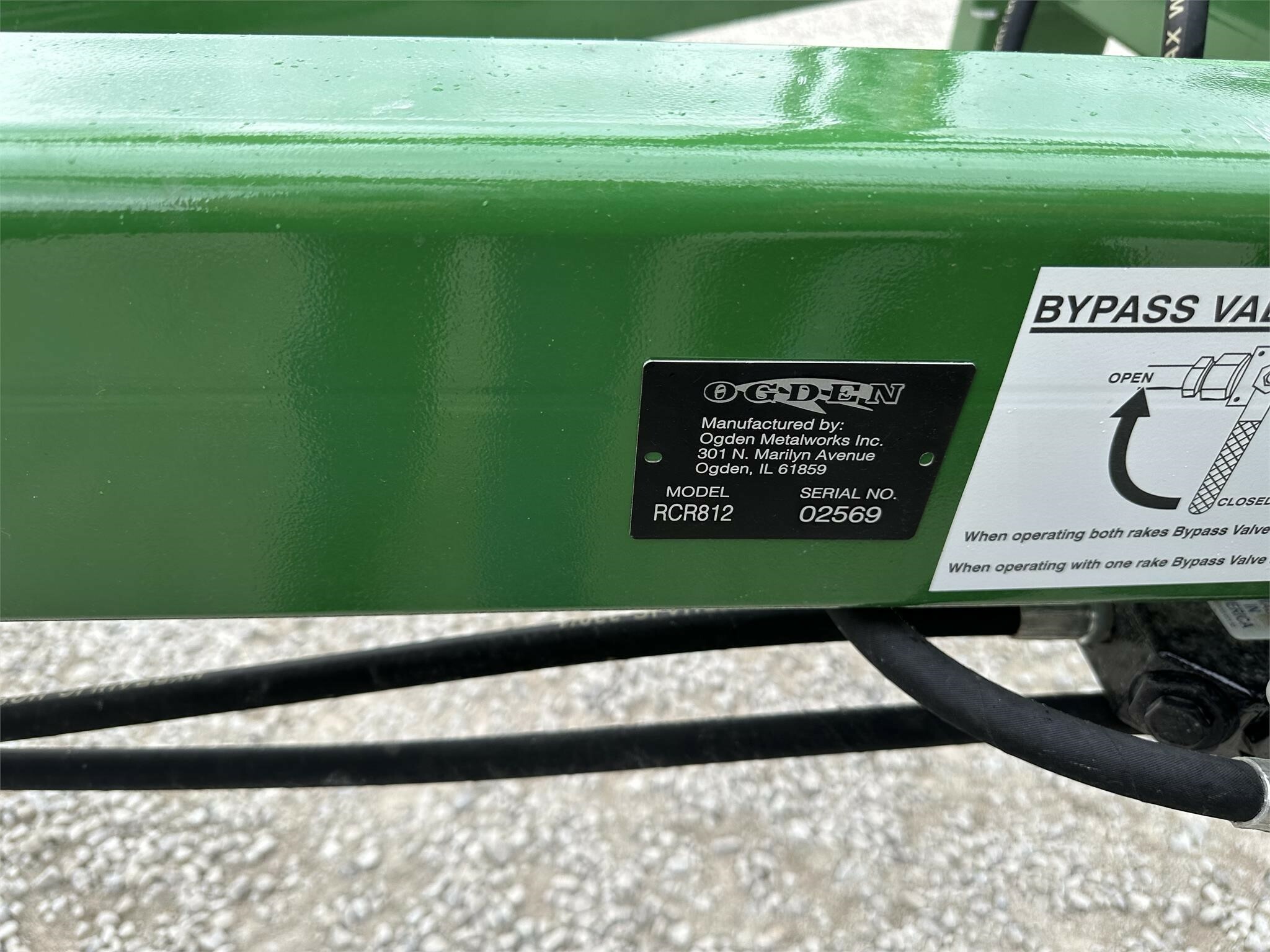 2025 Ogden Metalworks RCR812 Rake