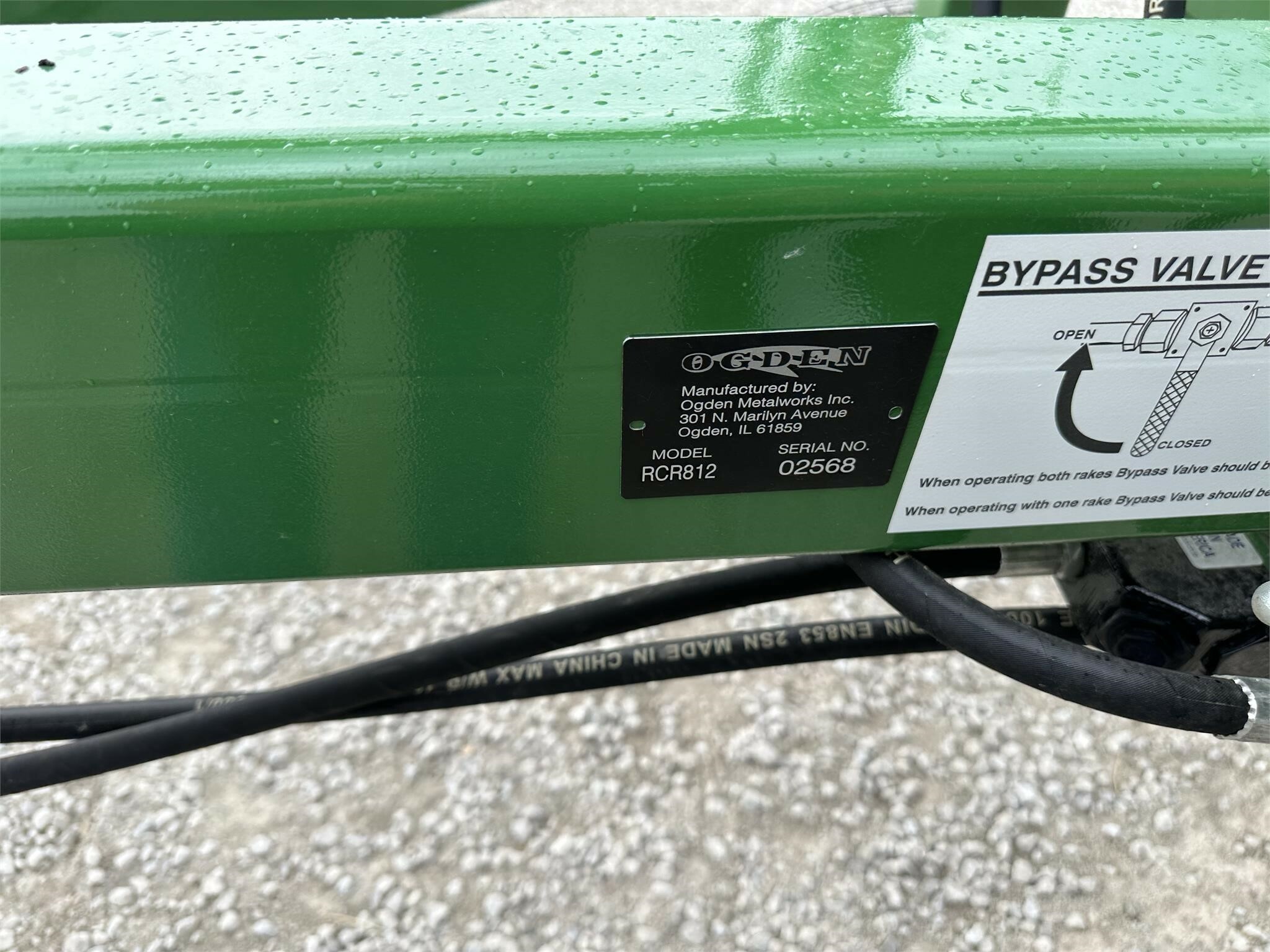 2025 Ogden Metalworks RCR812 Rake