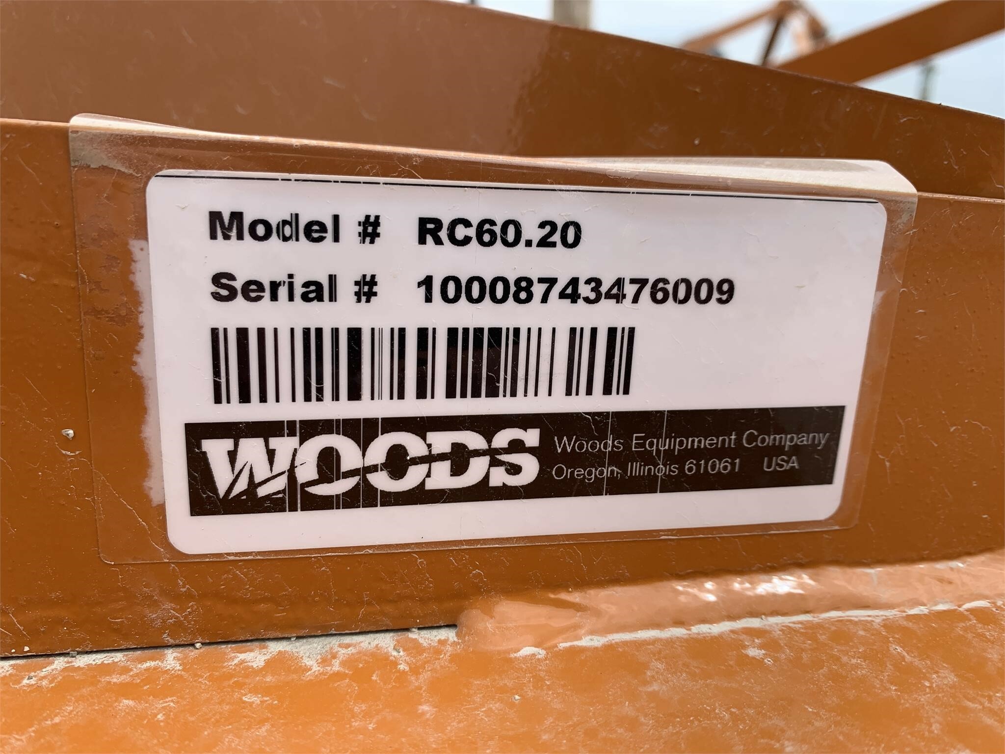 2022 Woods RC60.20 Rotary Cutter Call Machinery Pete
