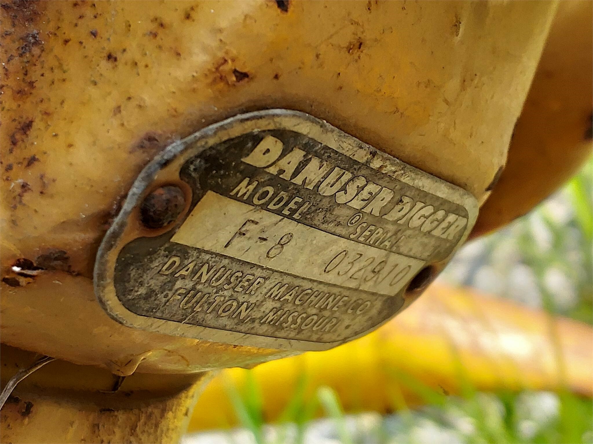 Danuser F8 Post Hole Digger 550 Machinery Pete