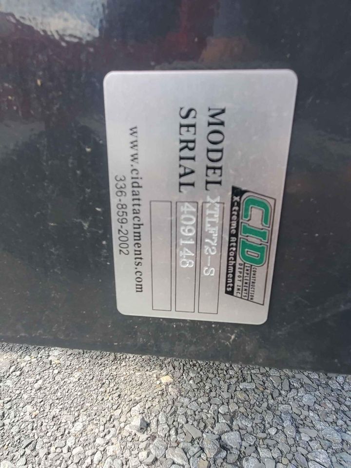 2023 CID X-TREME ROTO TILLER 72" 14-20 GPM Loader and Skid Steer Attachment