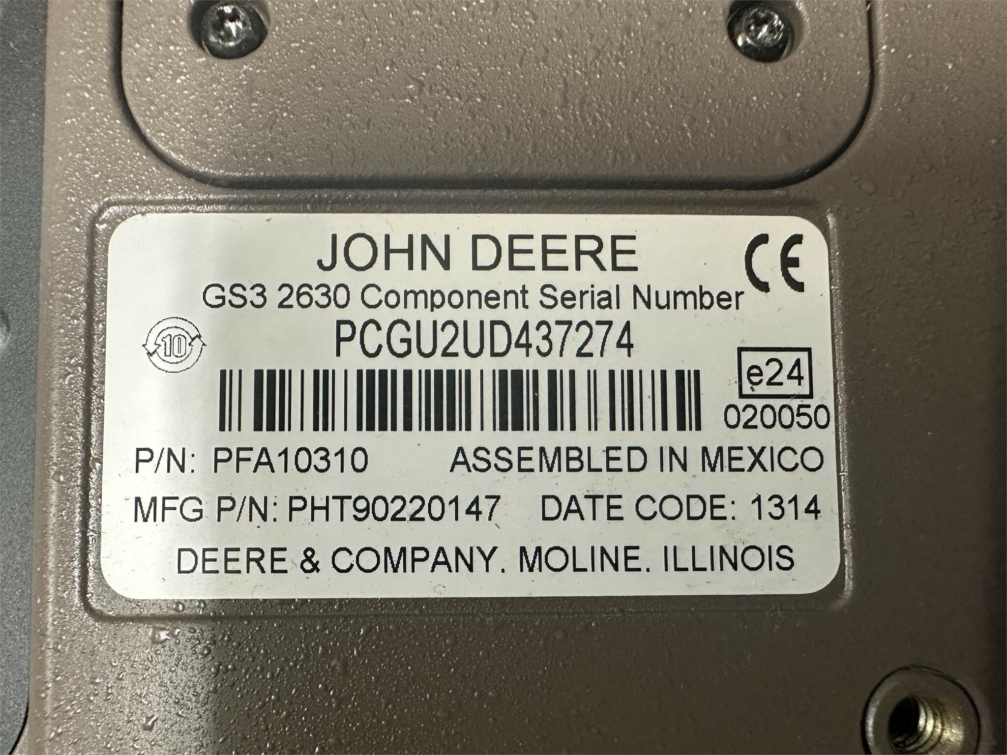 2014 John Deere 2630 Precision Ag