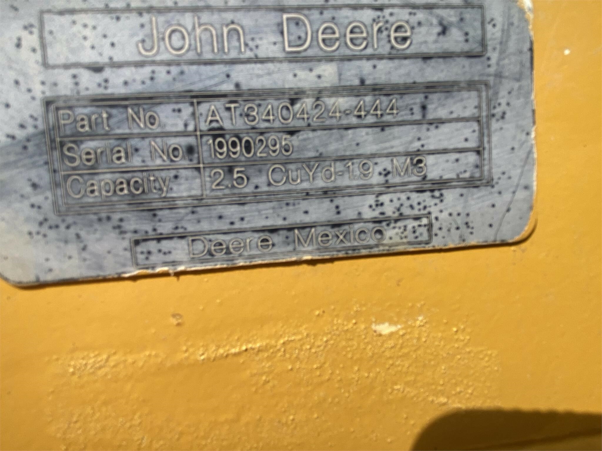 2015 Deere 444K Wheel Loader