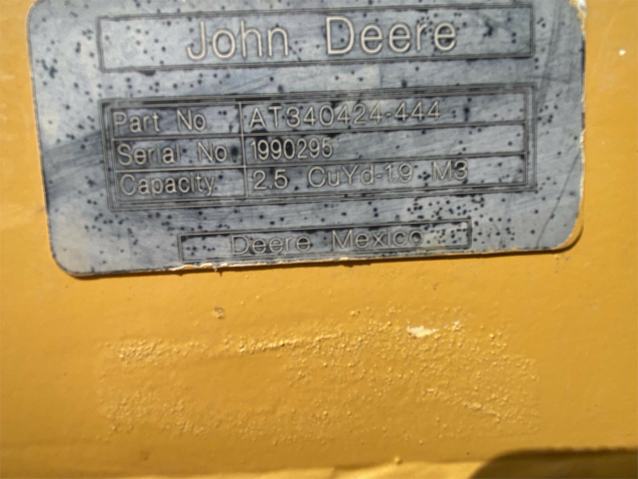 2015 Deere 444K Wheel Loader