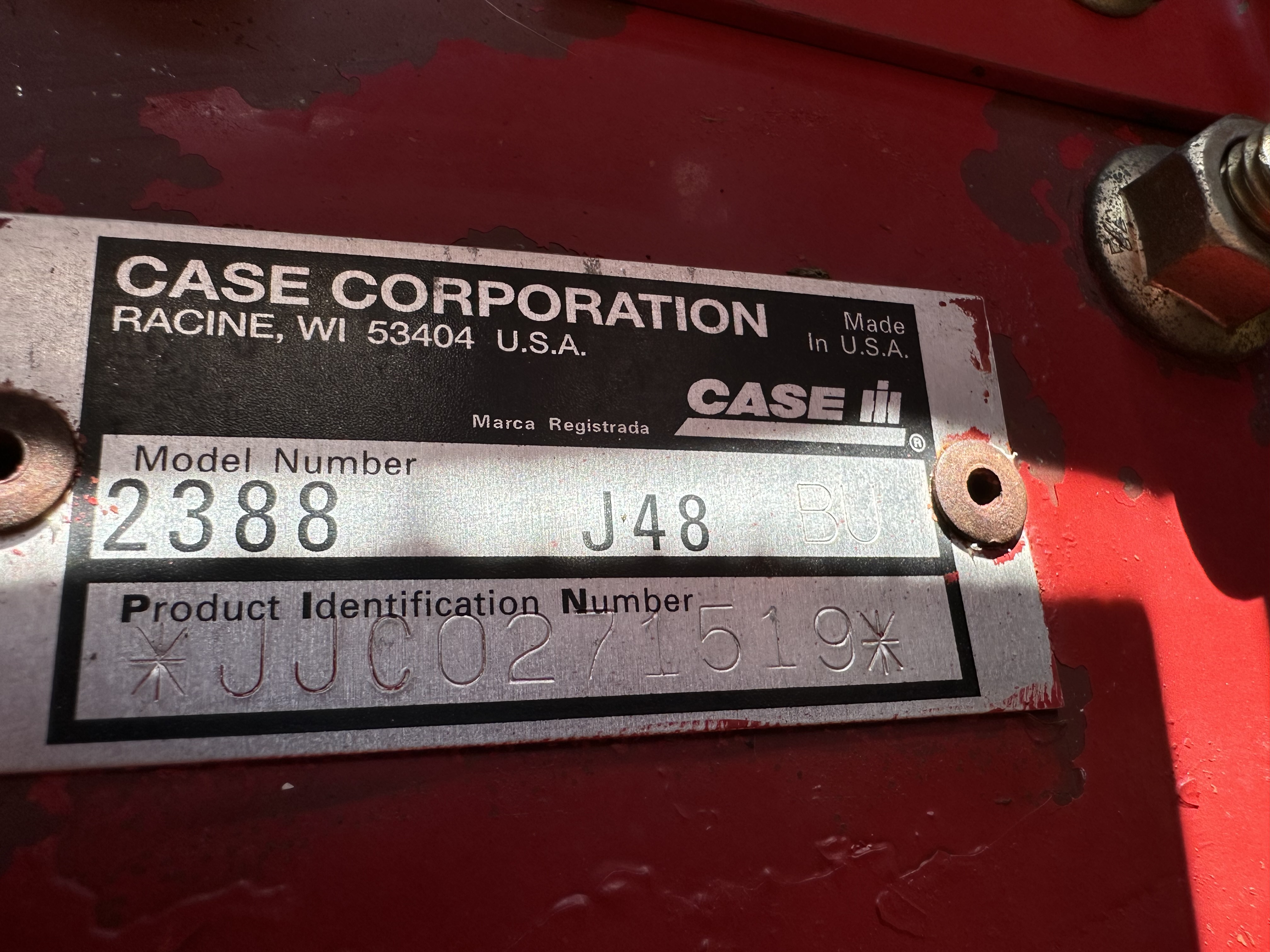 2002 Case IH 2388 Combine