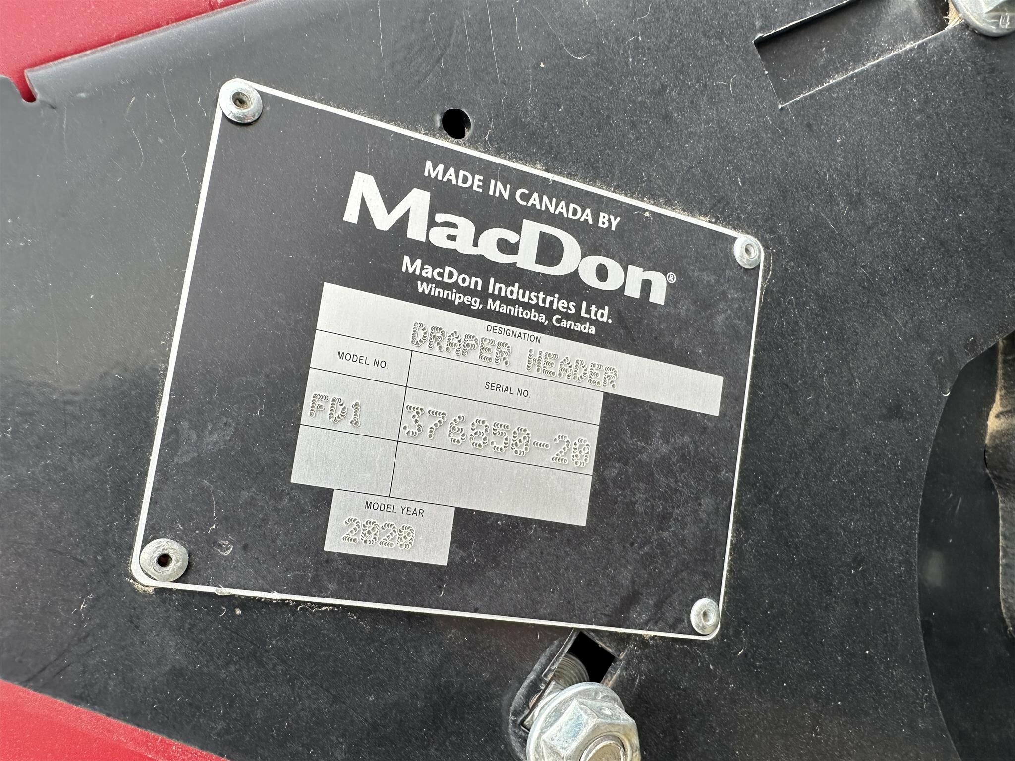 2020 MacDon FD145 Platform