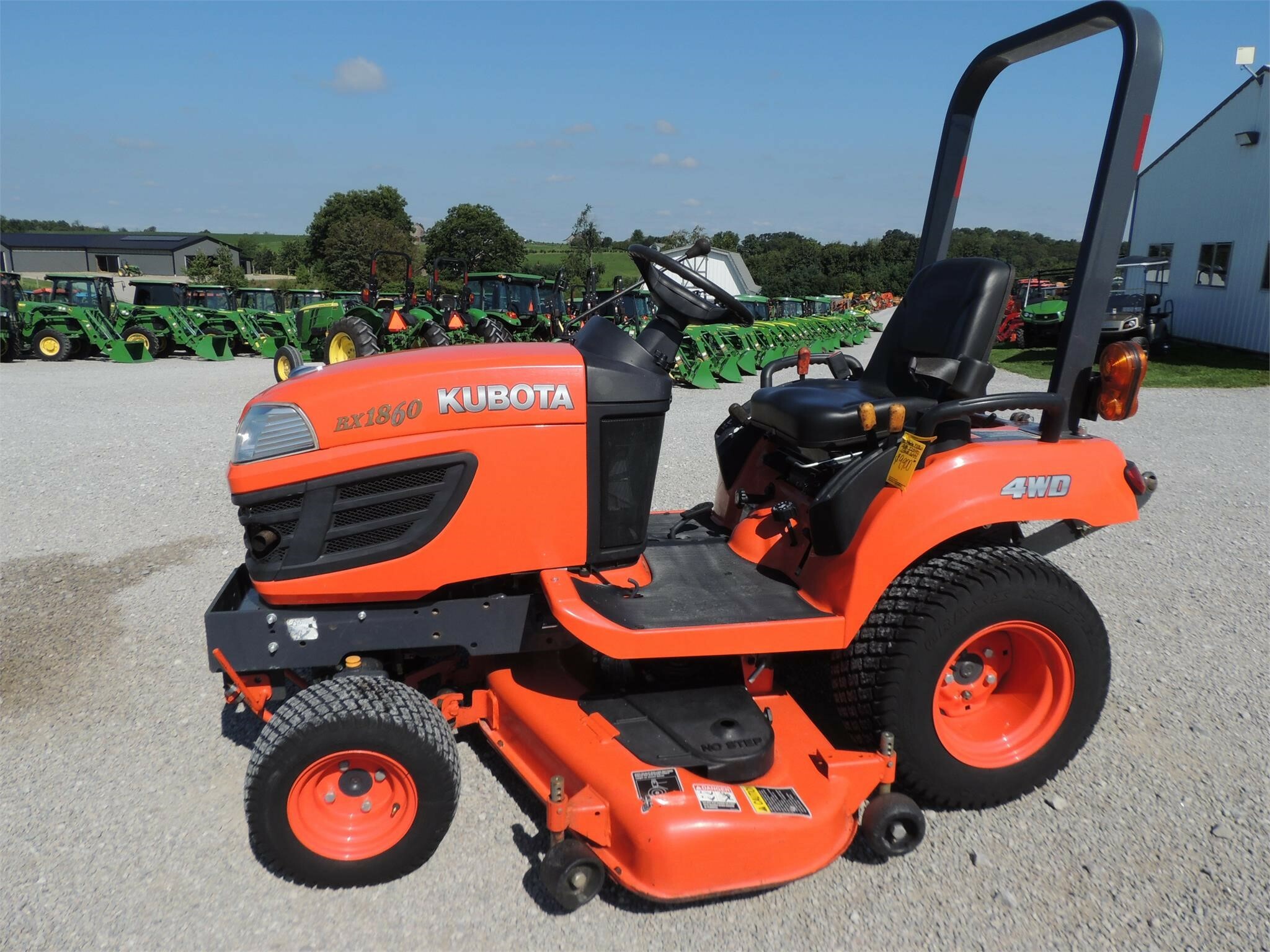 2012 Kubota BX1860 Tractor 8,900 Machinery Pete