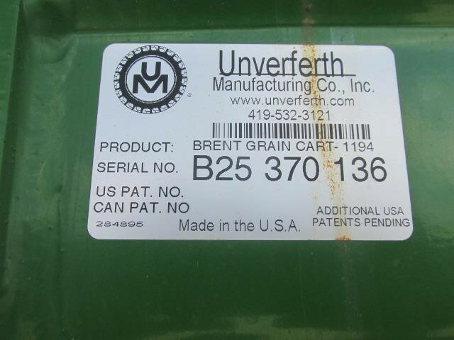 2009 Brent 1194 Grain Cart