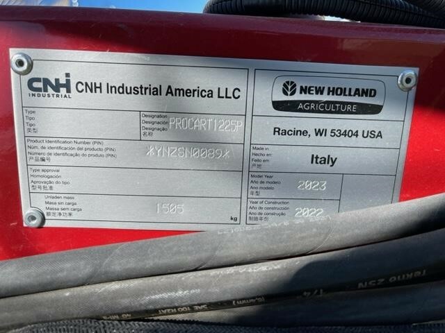 2023 New Holland PROCART 1225P Rake