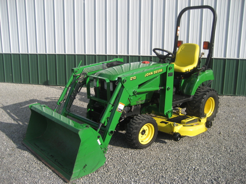 John deere 210 lawn best sale tractor value