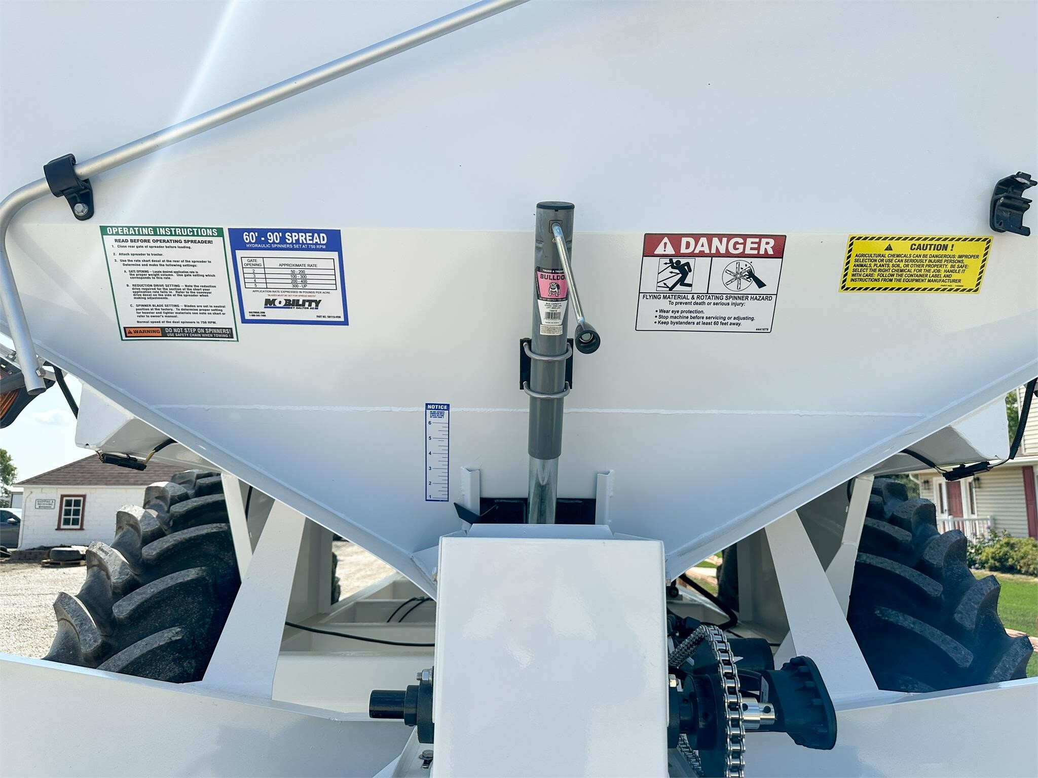 2026 Dalton Ag Products 1000 Pull-Type Fertilizer Spreader