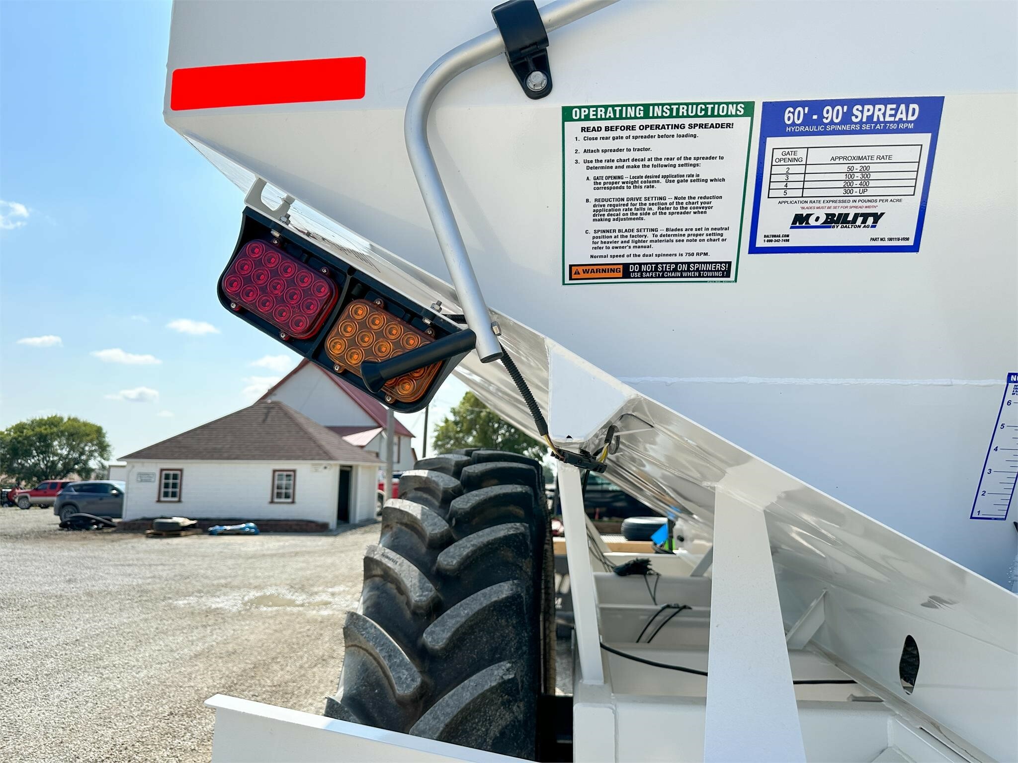 2026 Dalton Ag Products 1000 Pull-Type Fertilizer Spreader