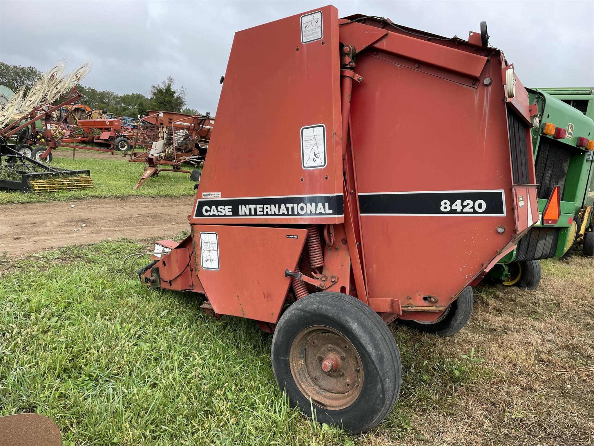 Case IH 8420 Round Baler 4,800 Machinery Pete