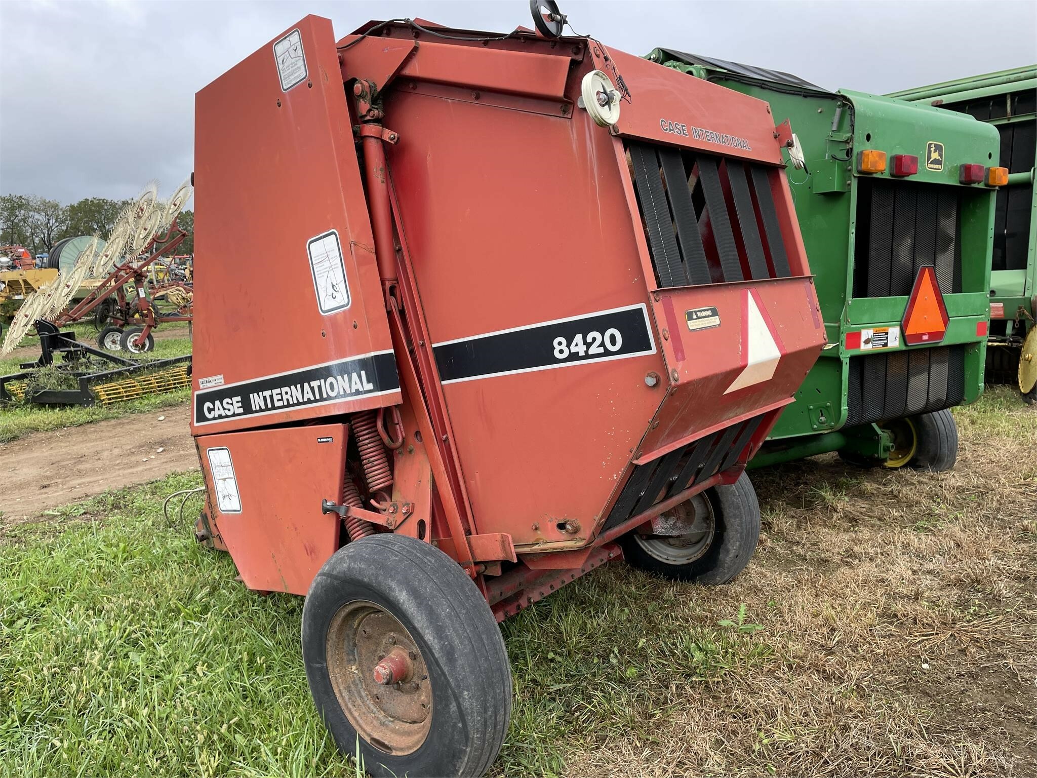 Case IH 8420 Round Baler 4,800 Machinery Pete