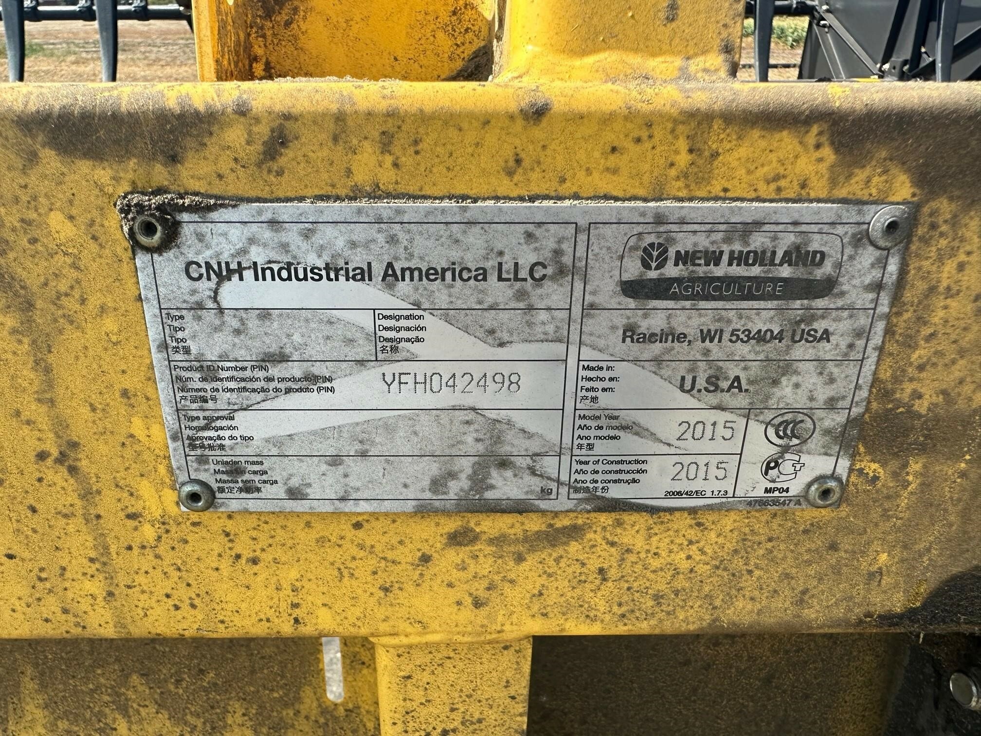 2015 New Holland 880CF-40 Platform