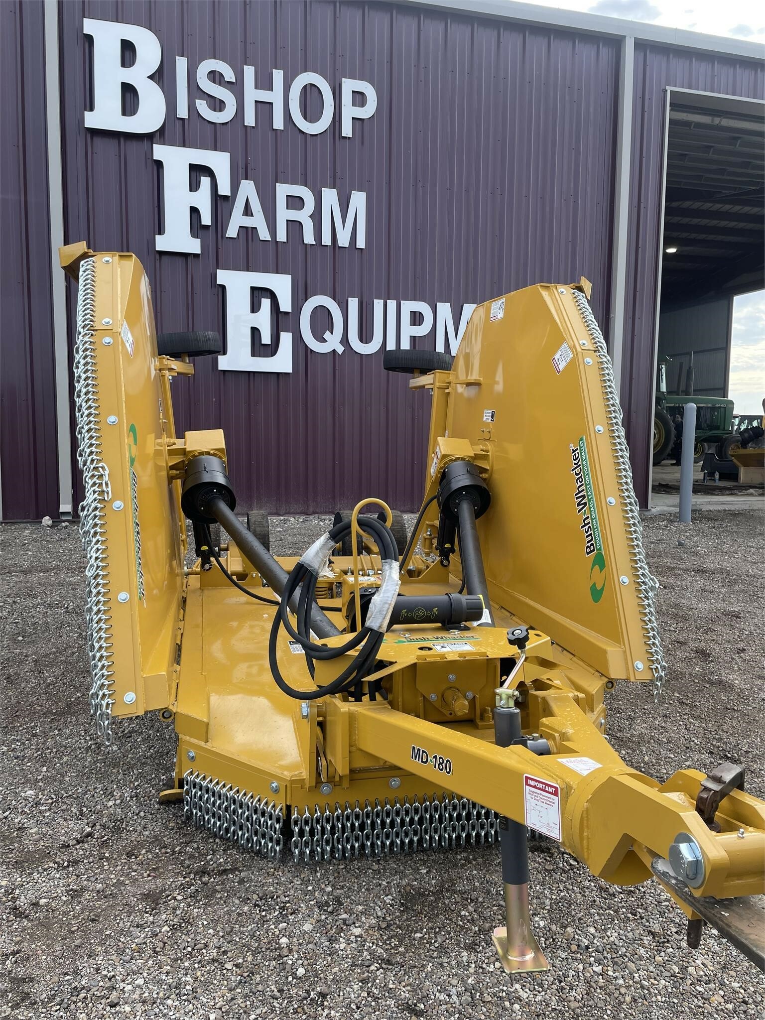 2023 BushWhacker MD180 Rotary Cutter 19,500 Machinery Pete