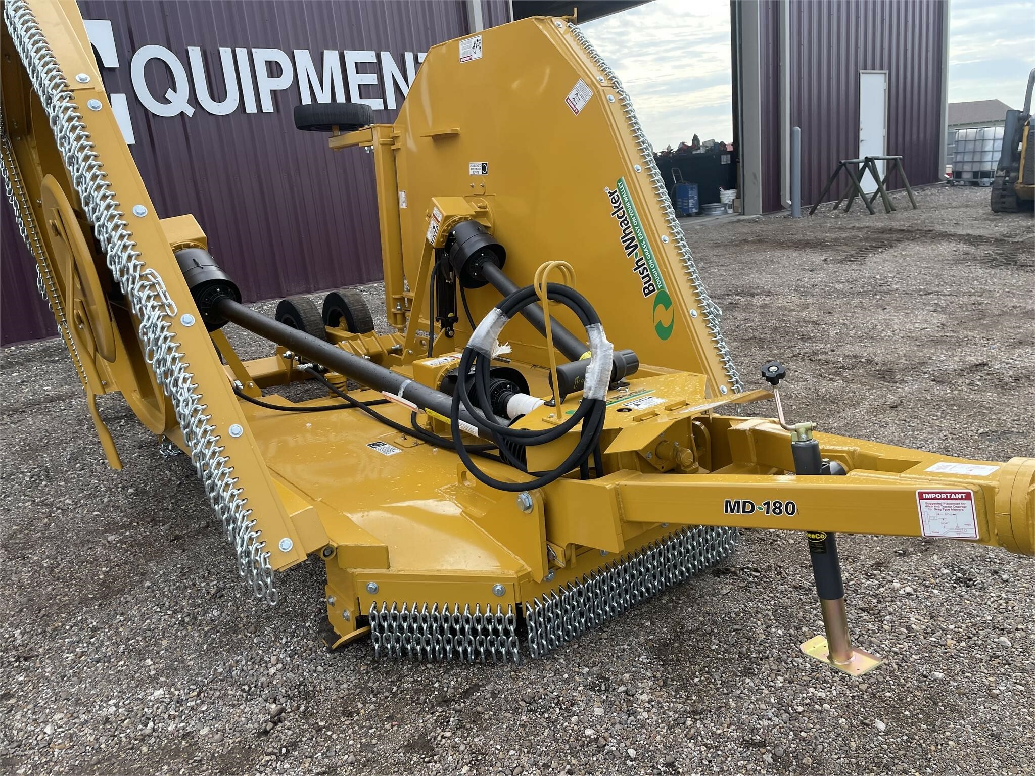 2023 BushWhacker MD180 Rotary Cutter 19,500 Machinery Pete