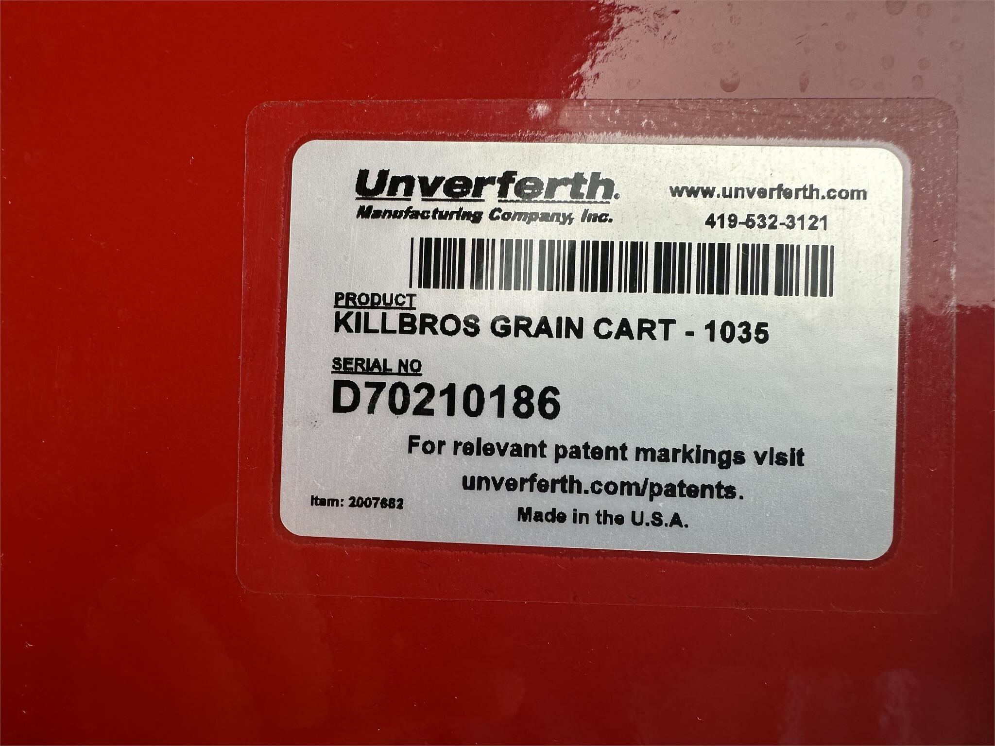 2023 Killbros 1035 Grain Cart